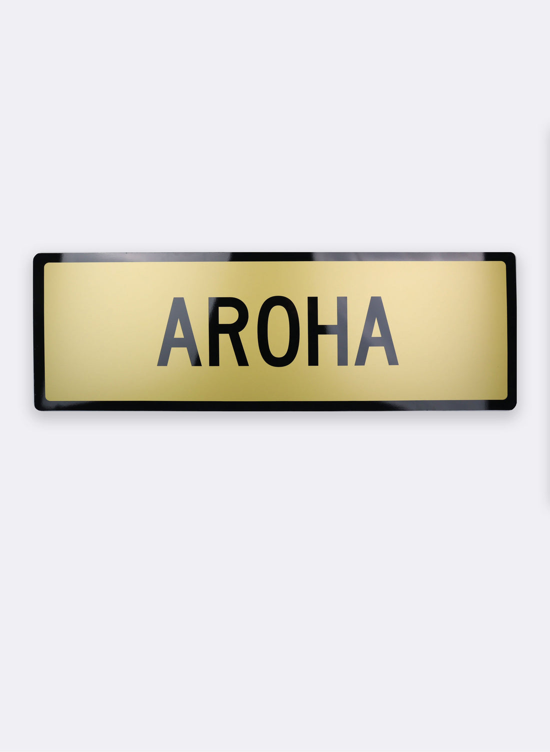 Aroha - Road Sign Art