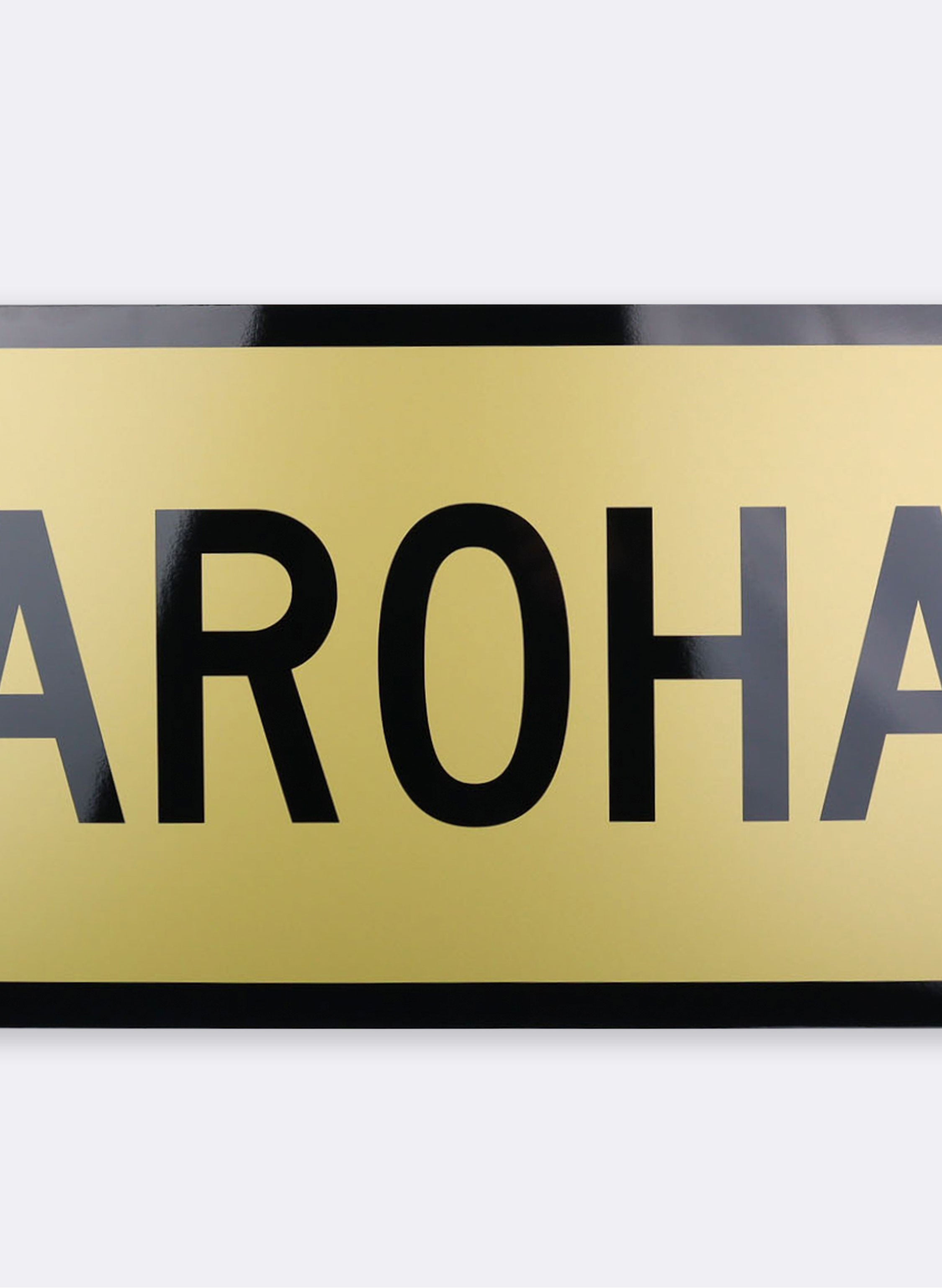 Aroha - Road Sign Art