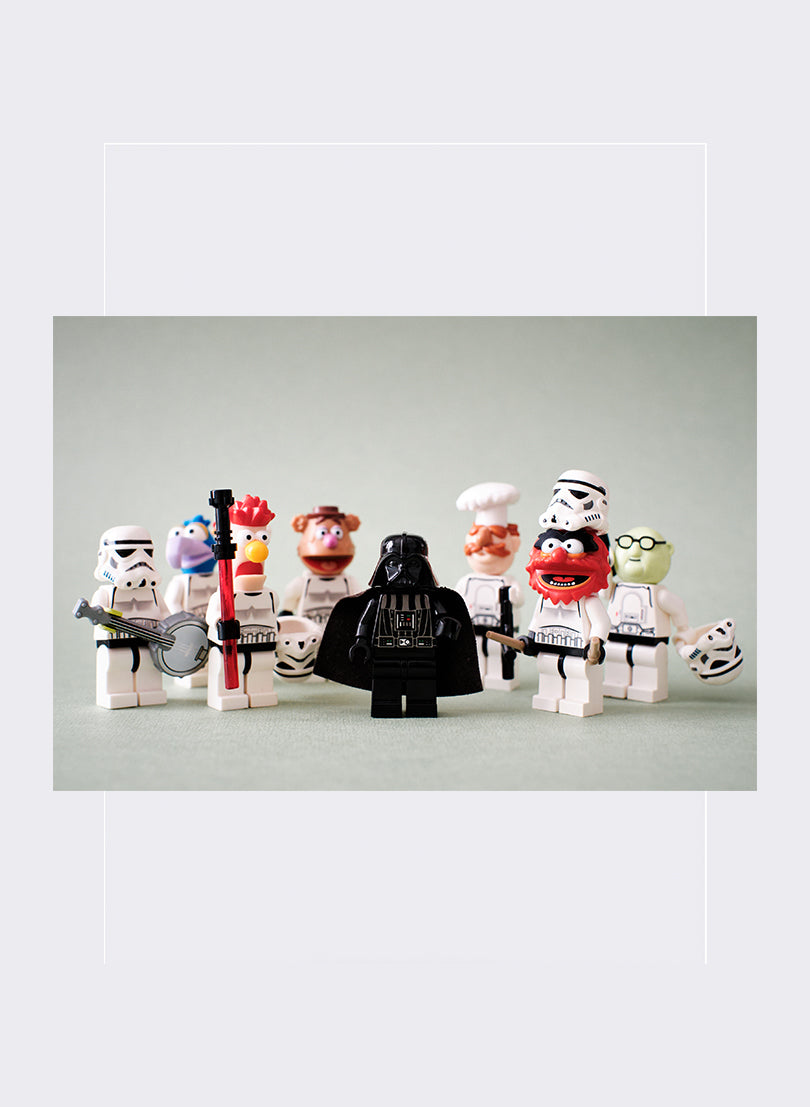 I work with Muppets too - Photographic Print