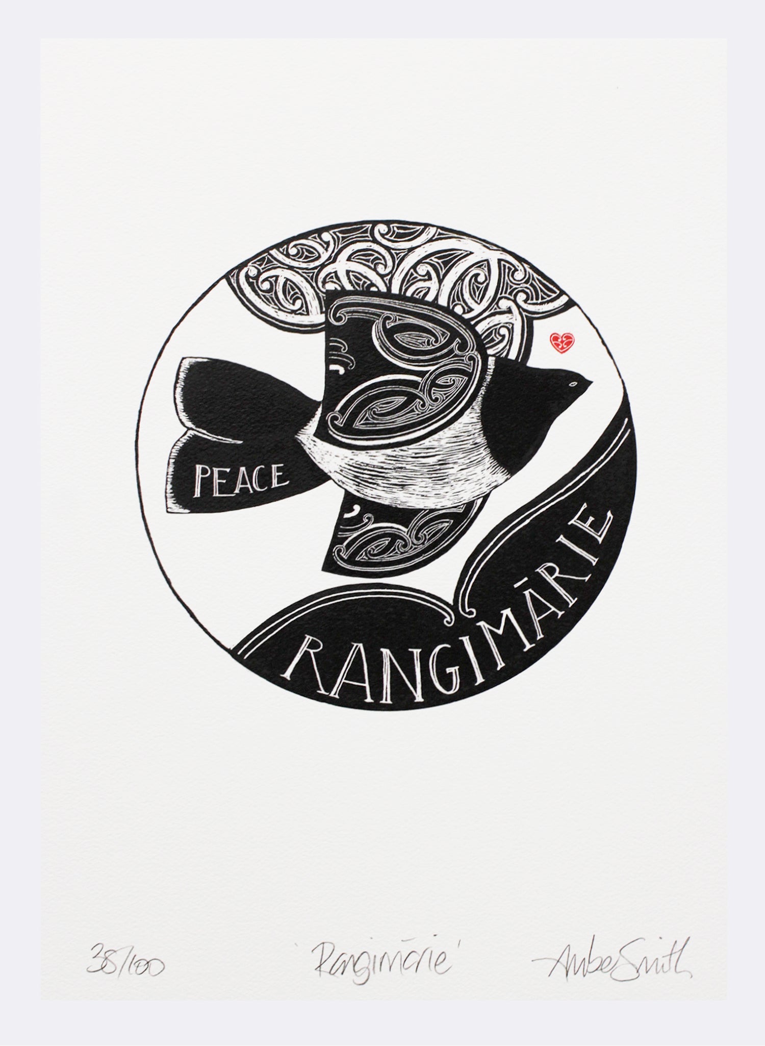 Rangimarie (Peace) - Giclée Print