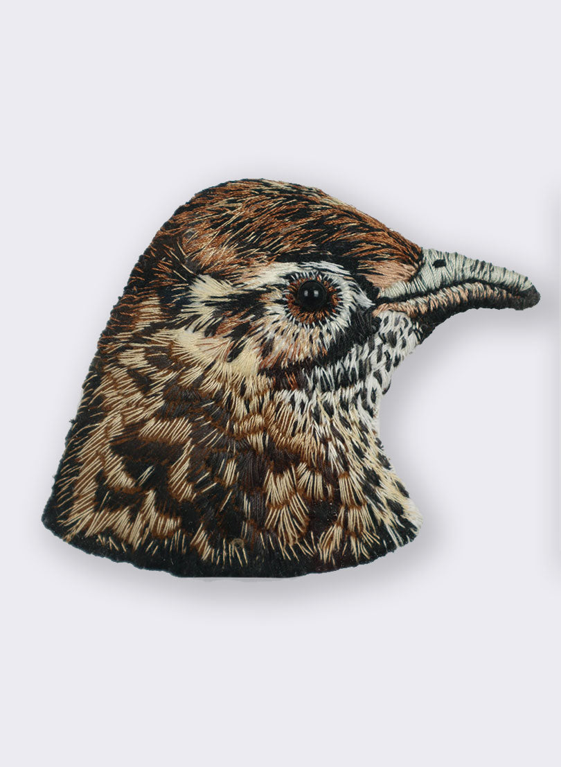 Fernbird 3D Embroidery