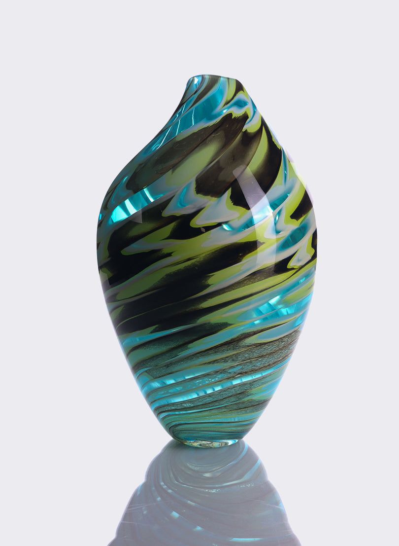 Mutilated rainbow-hued Graal Vase