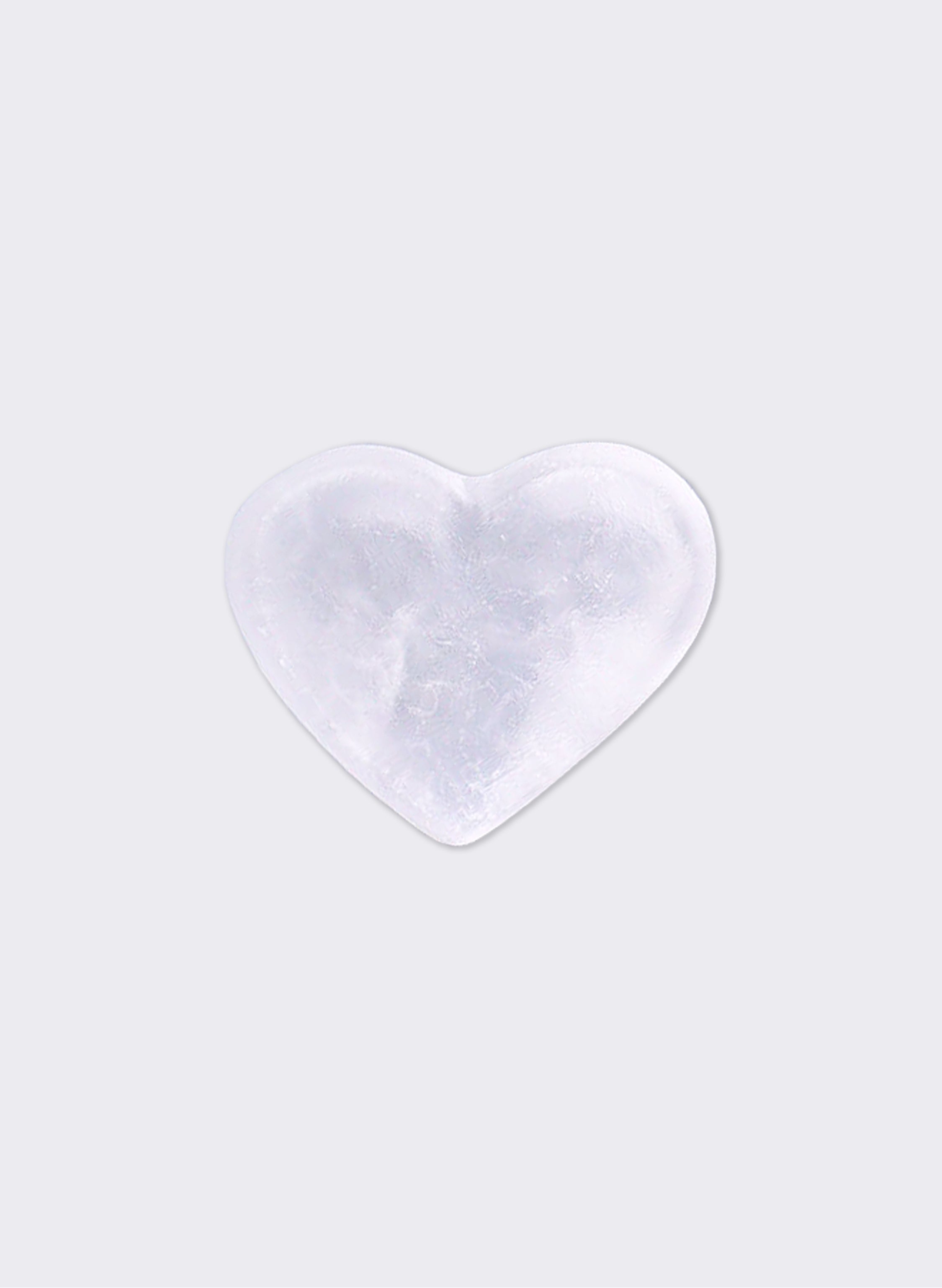 Small Cast Glass Heart Lolly