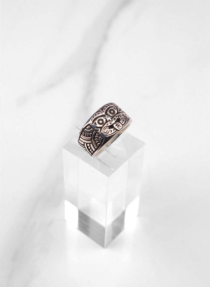 Tā Moko Ring - Sterling Silver