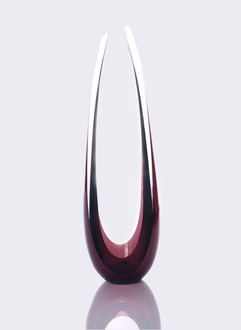 Violet Blue Offering Sculpture