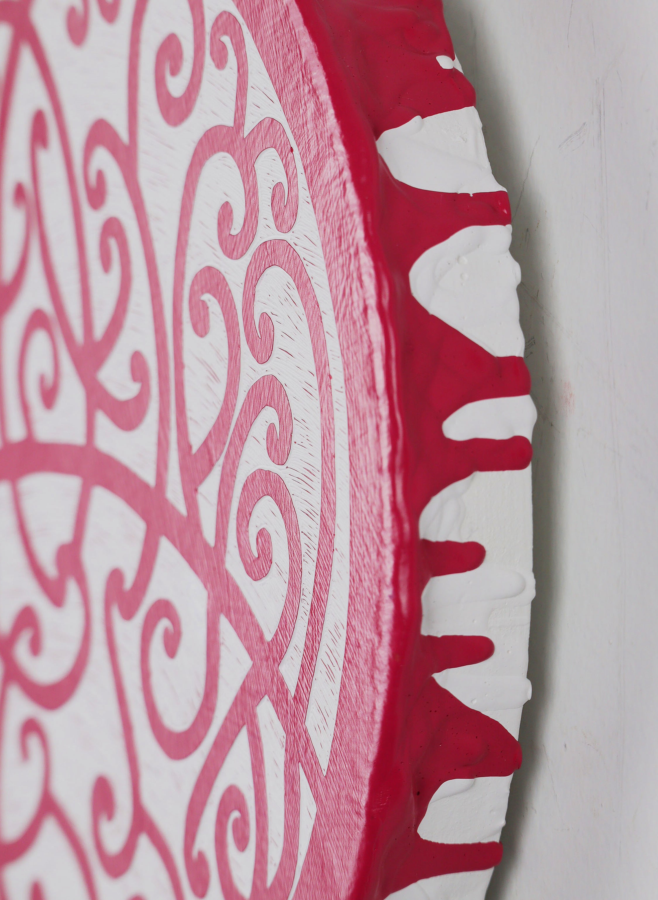 Ngā Patupaiarehe - Original Carved Painting