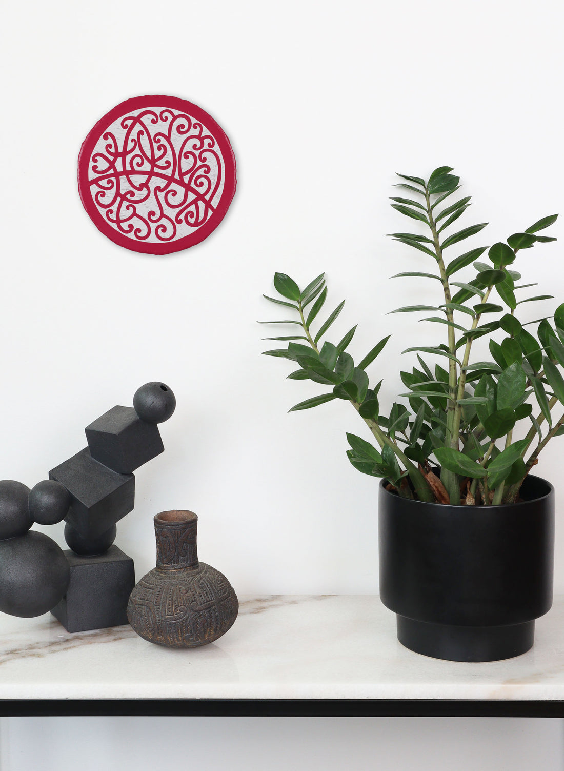 Ngā Patupaiarehe - Original Carved Painting