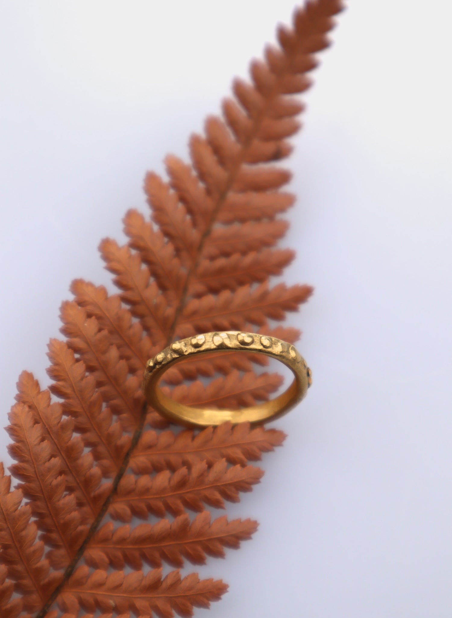 Fluid Stacking Ring + 18ct gold