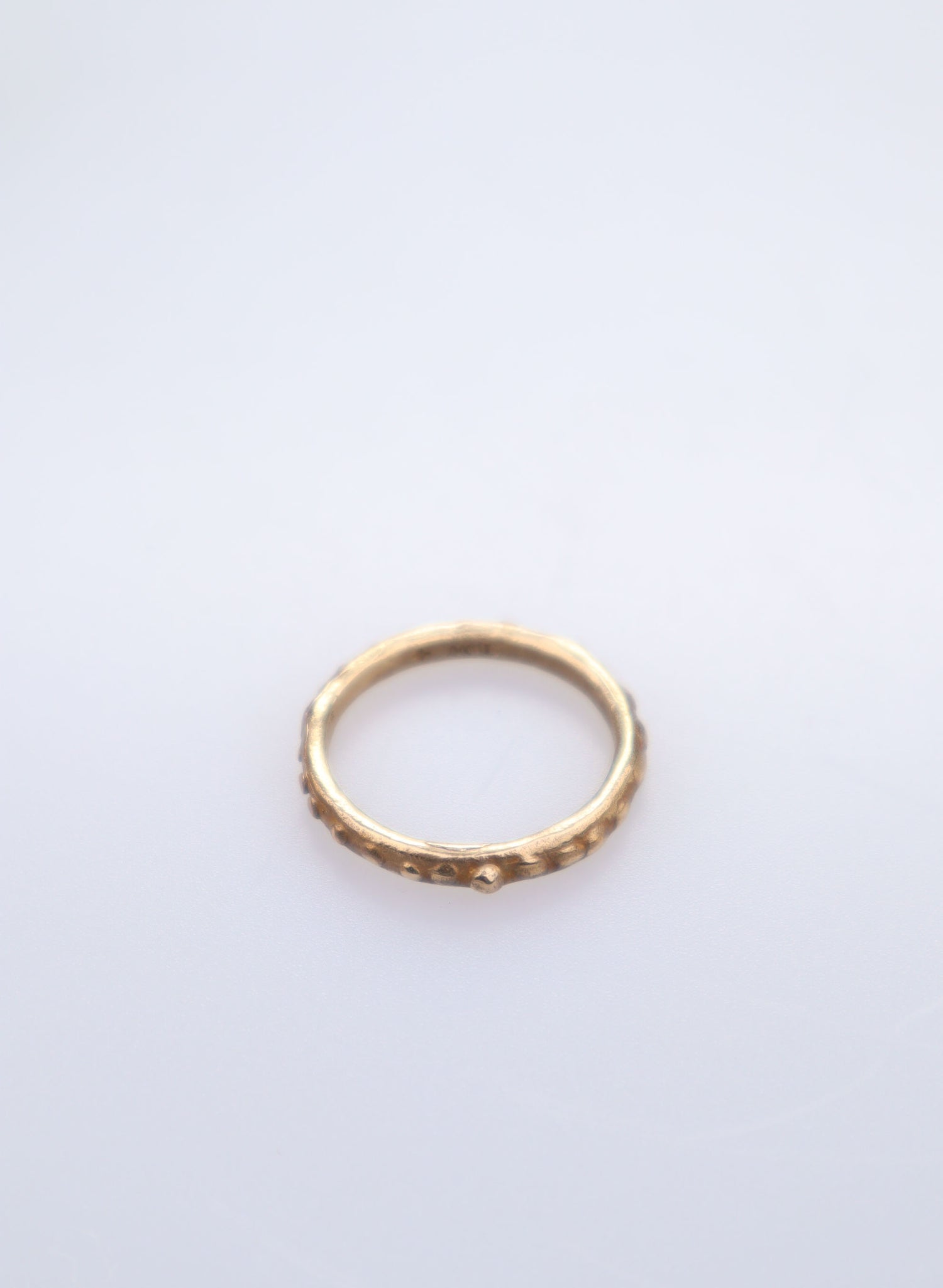 Fluid Stacking Ring + 9ct yellow gold