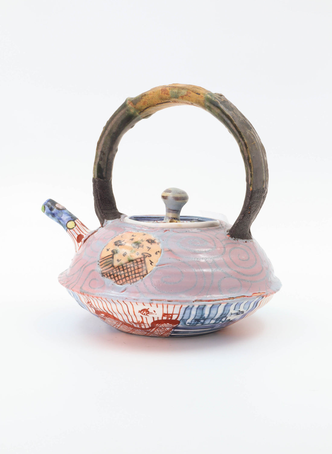 Iro - Shino Blue Teapot