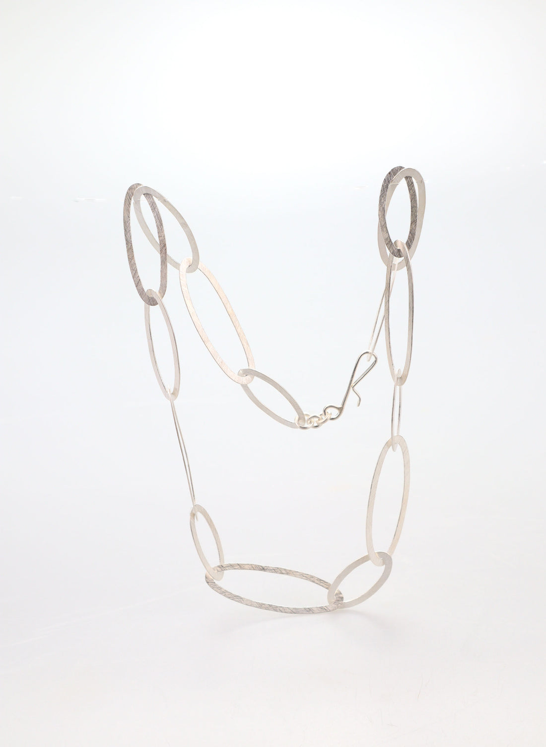 Oval Link Necklace - Sterling Silver