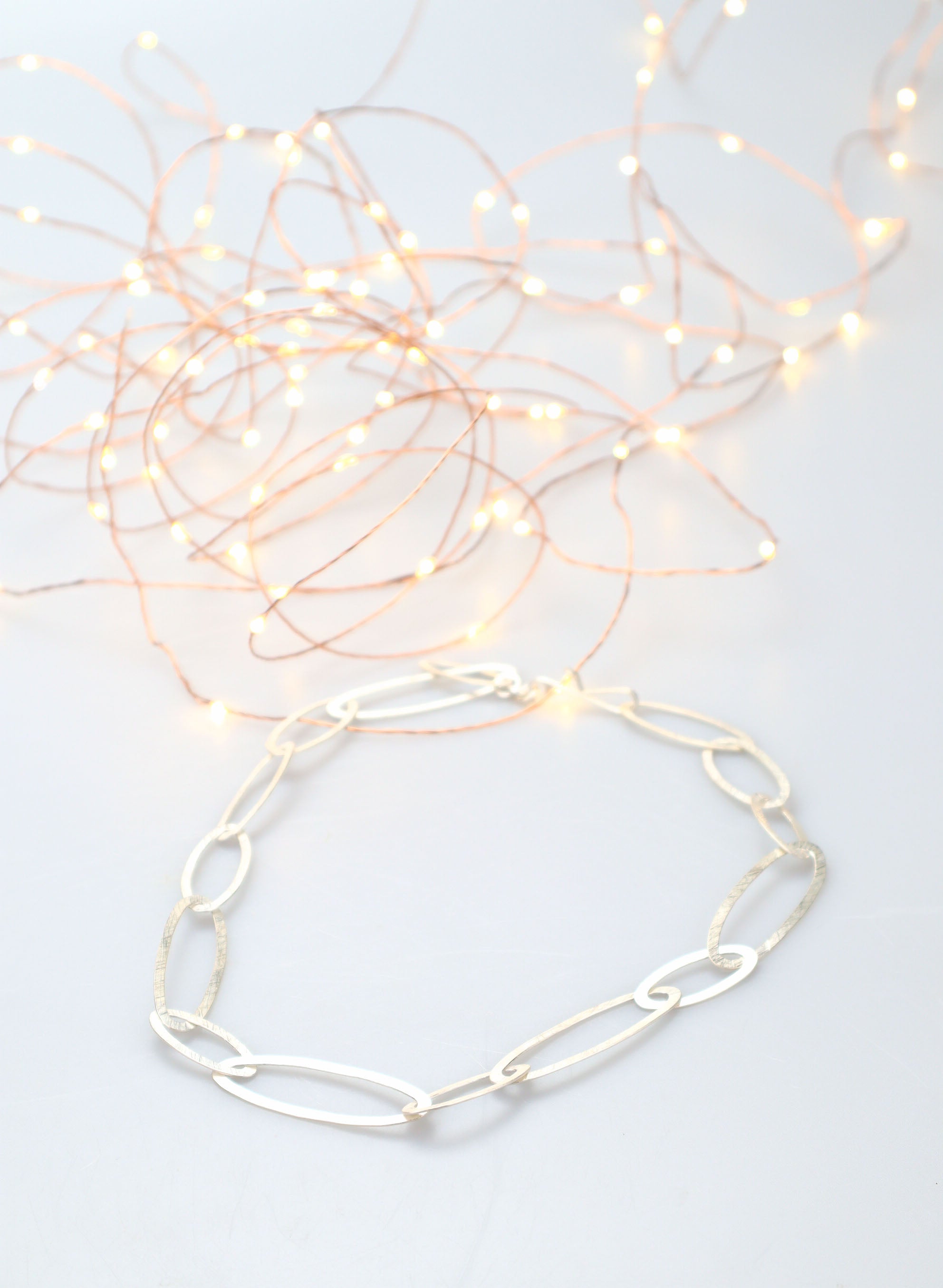 Oval Link Necklace - Sterling Silver