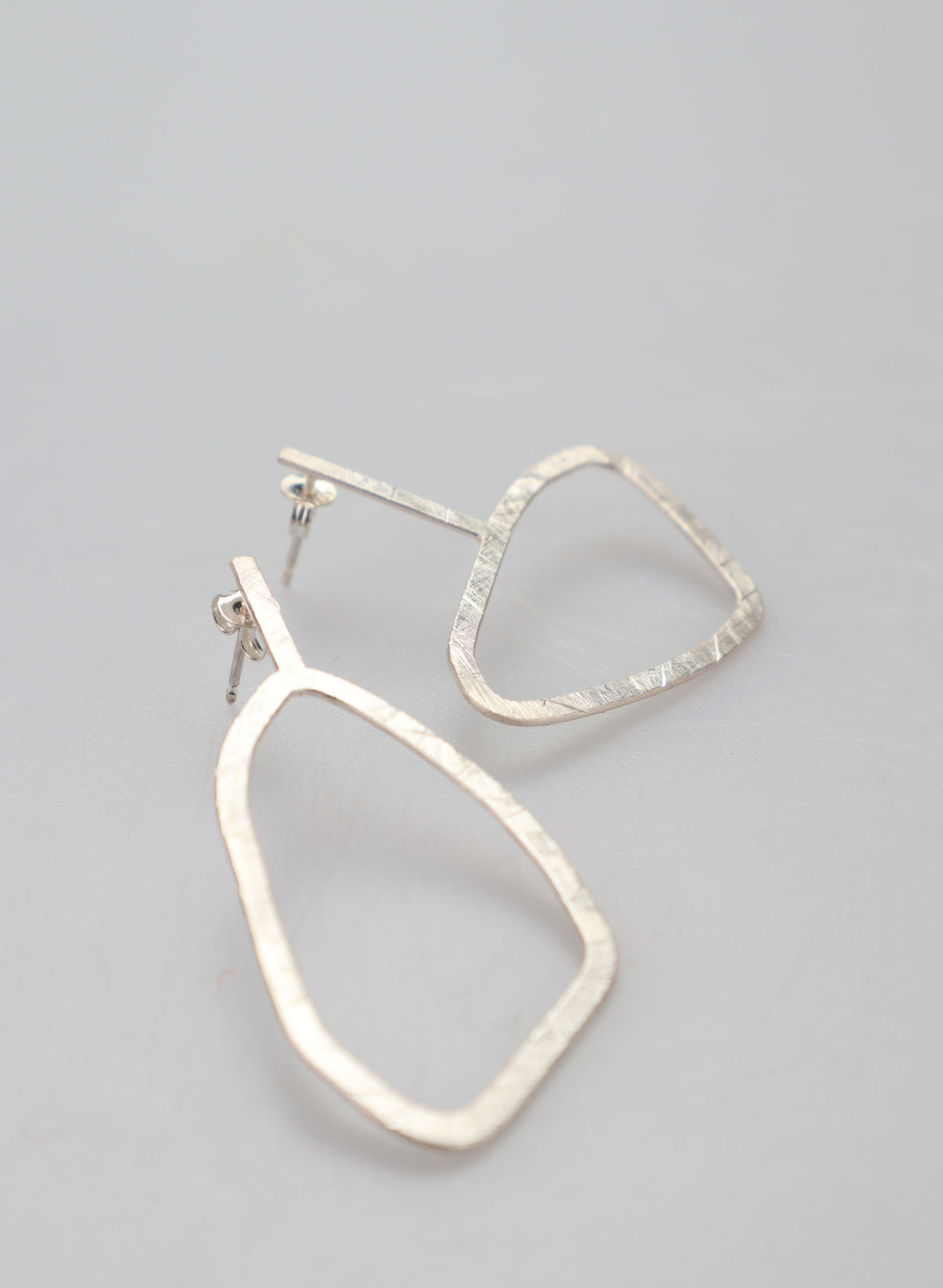Asymetric Pebble Earring - Large