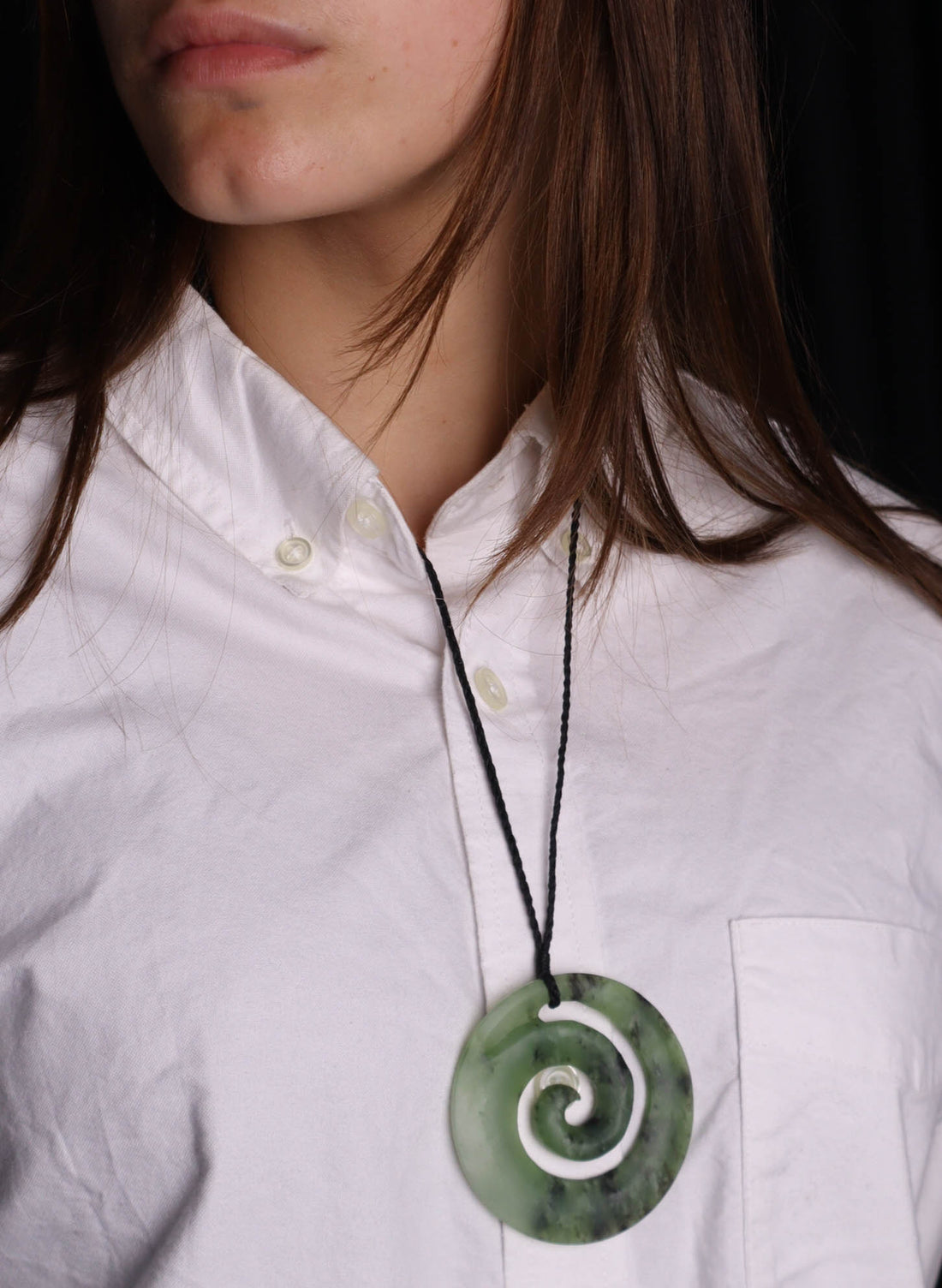 Pounamu Koru Pendant