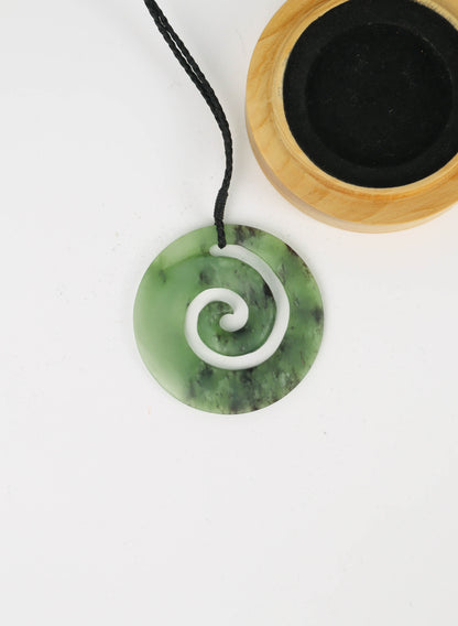 Pounamu Koru Pendant