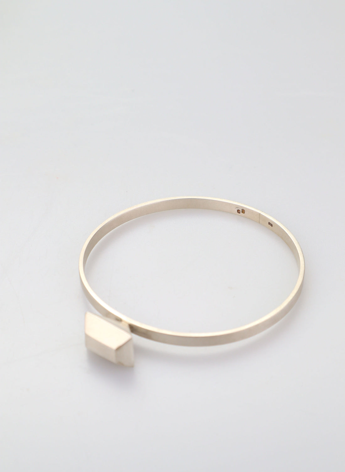 Hex Diamond Bangle