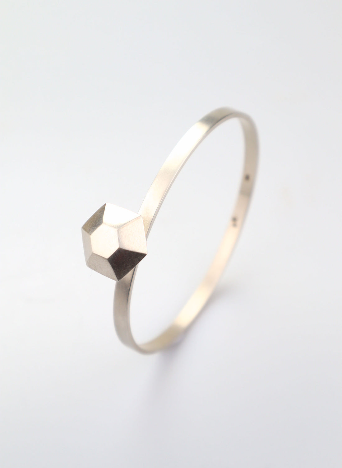 Hex Diamond Bangle