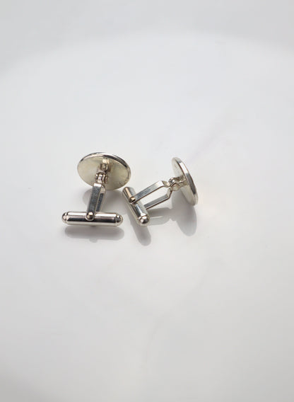 Round Texture Cufflinks