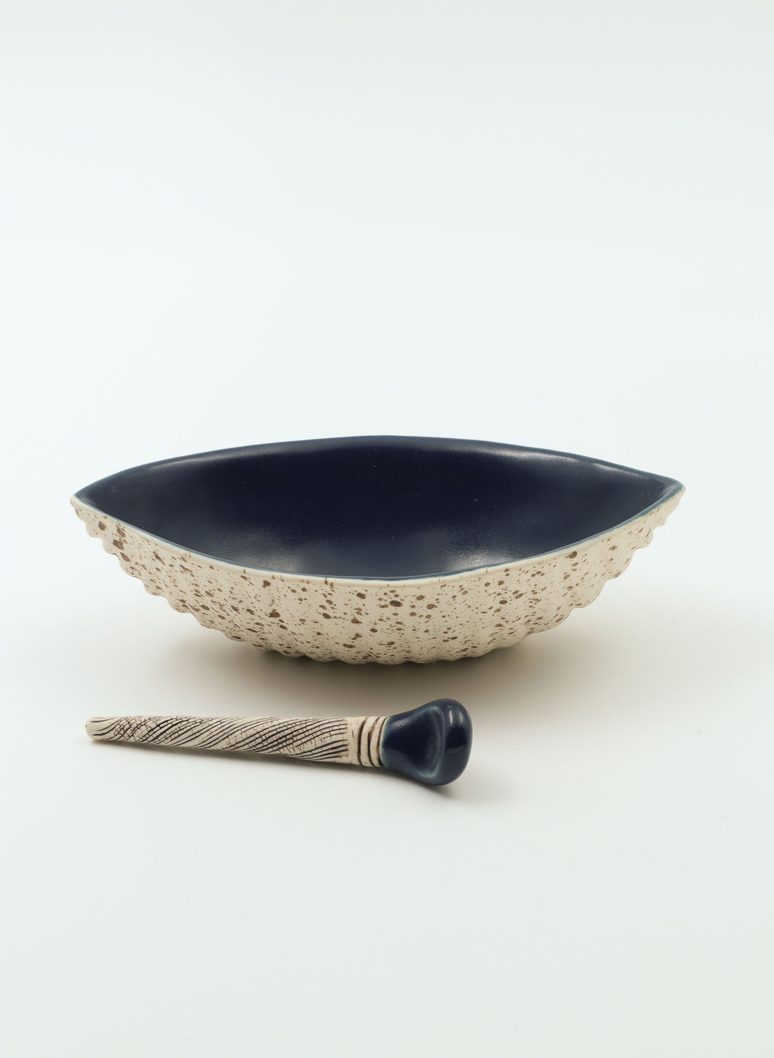 Small Pod Bowl &amp; Spoon - Peacock