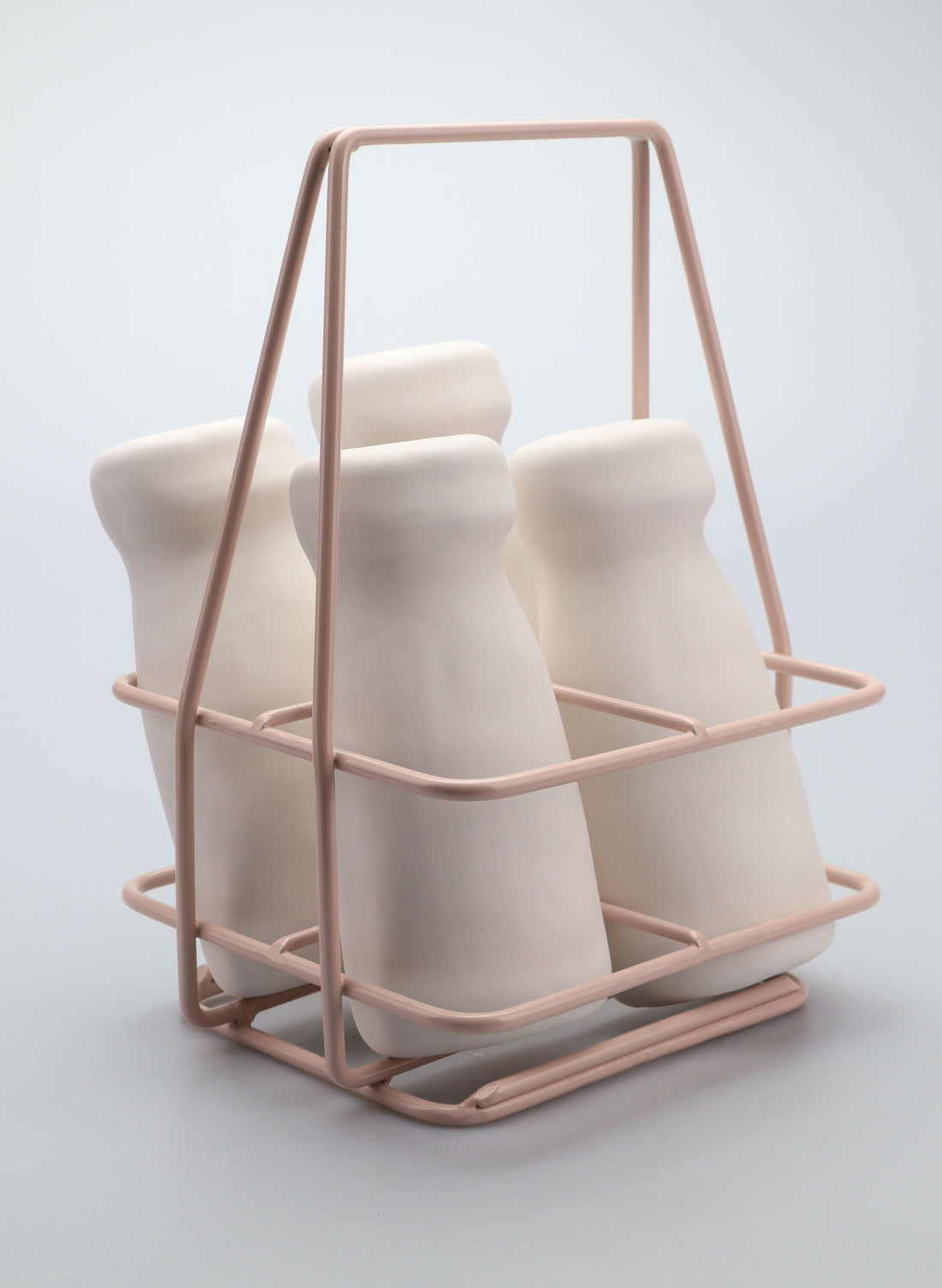 4 x Milk Bottle Crate - Blush