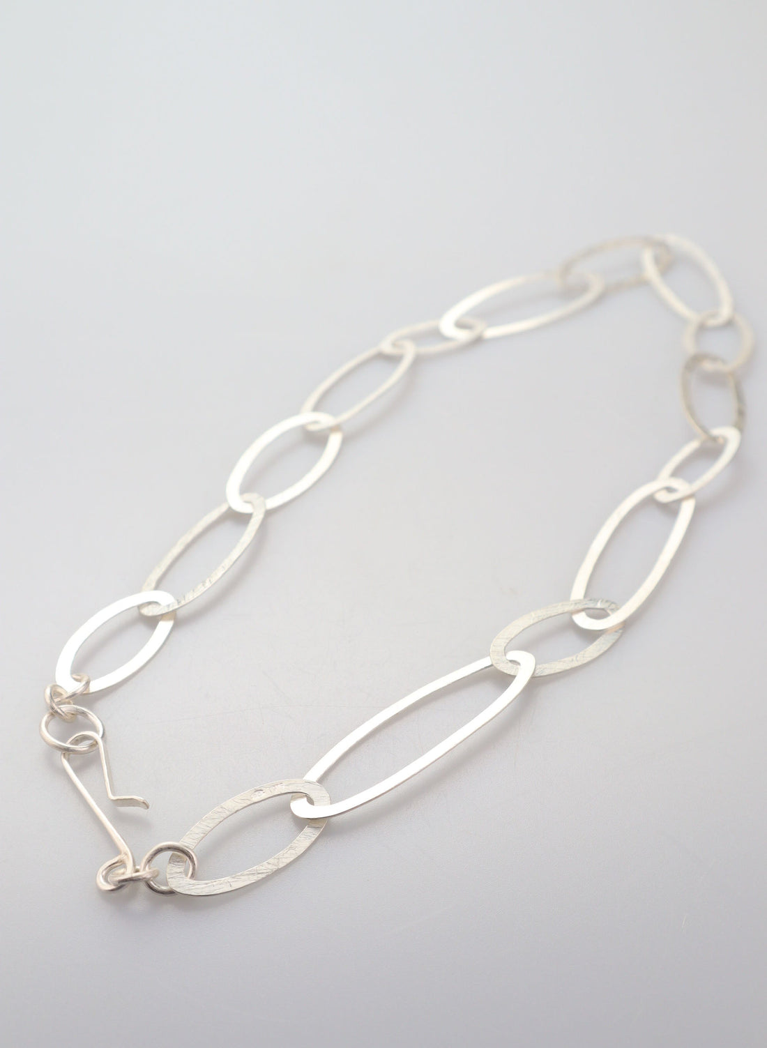 Oval Link Necklace - Sterling Silver