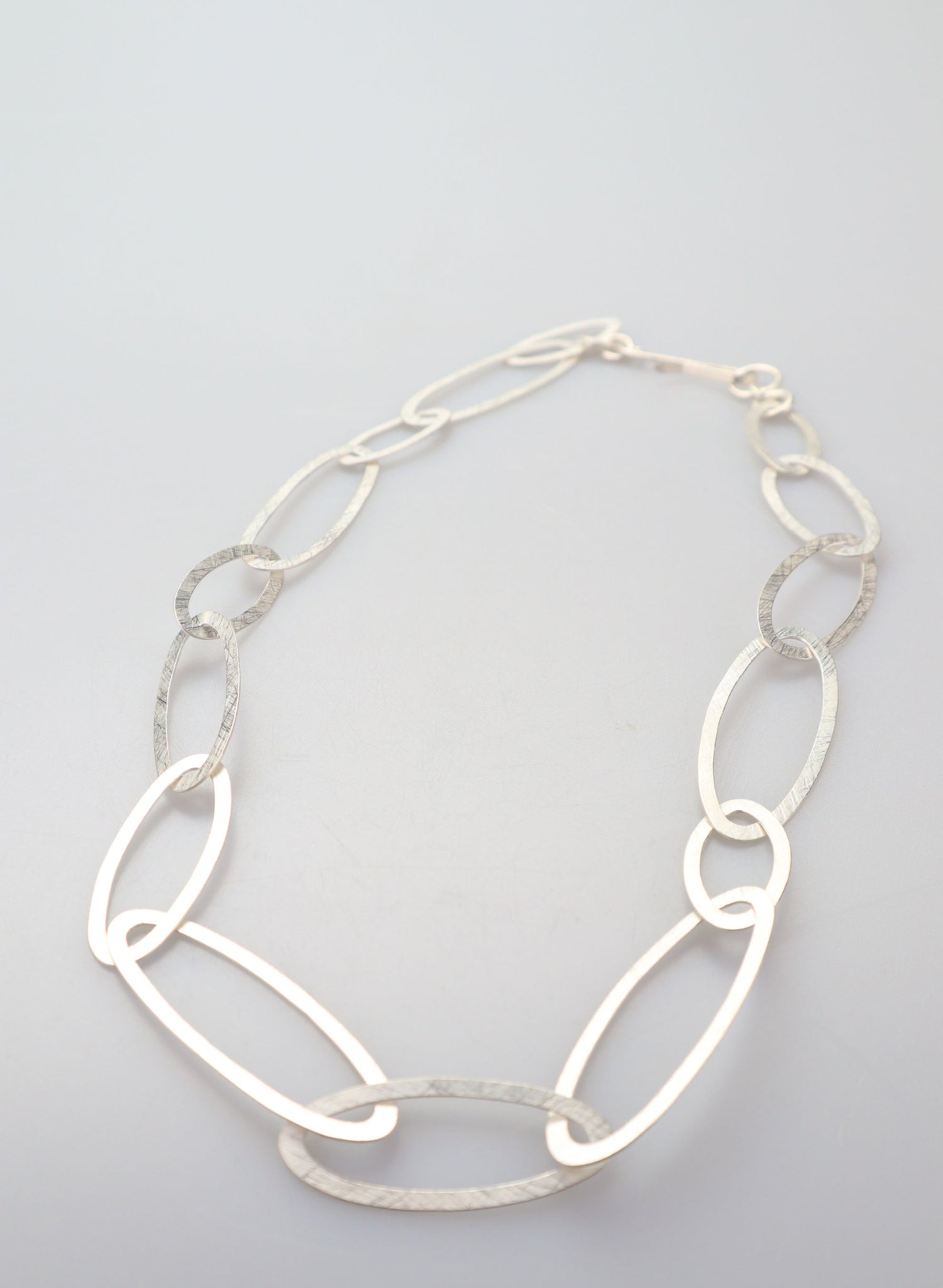 Oval Link Necklace - Sterling Silver