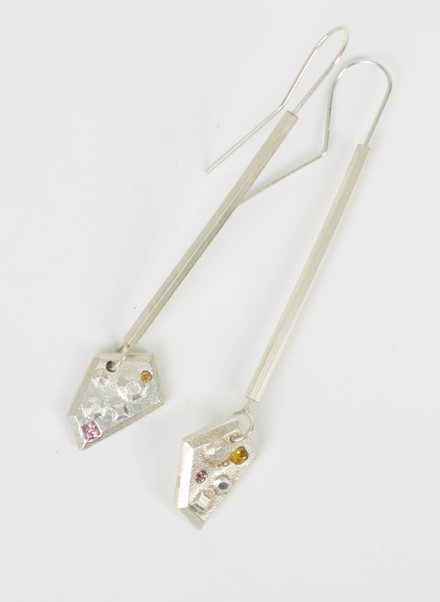 Geometric Freeform Drop Earings