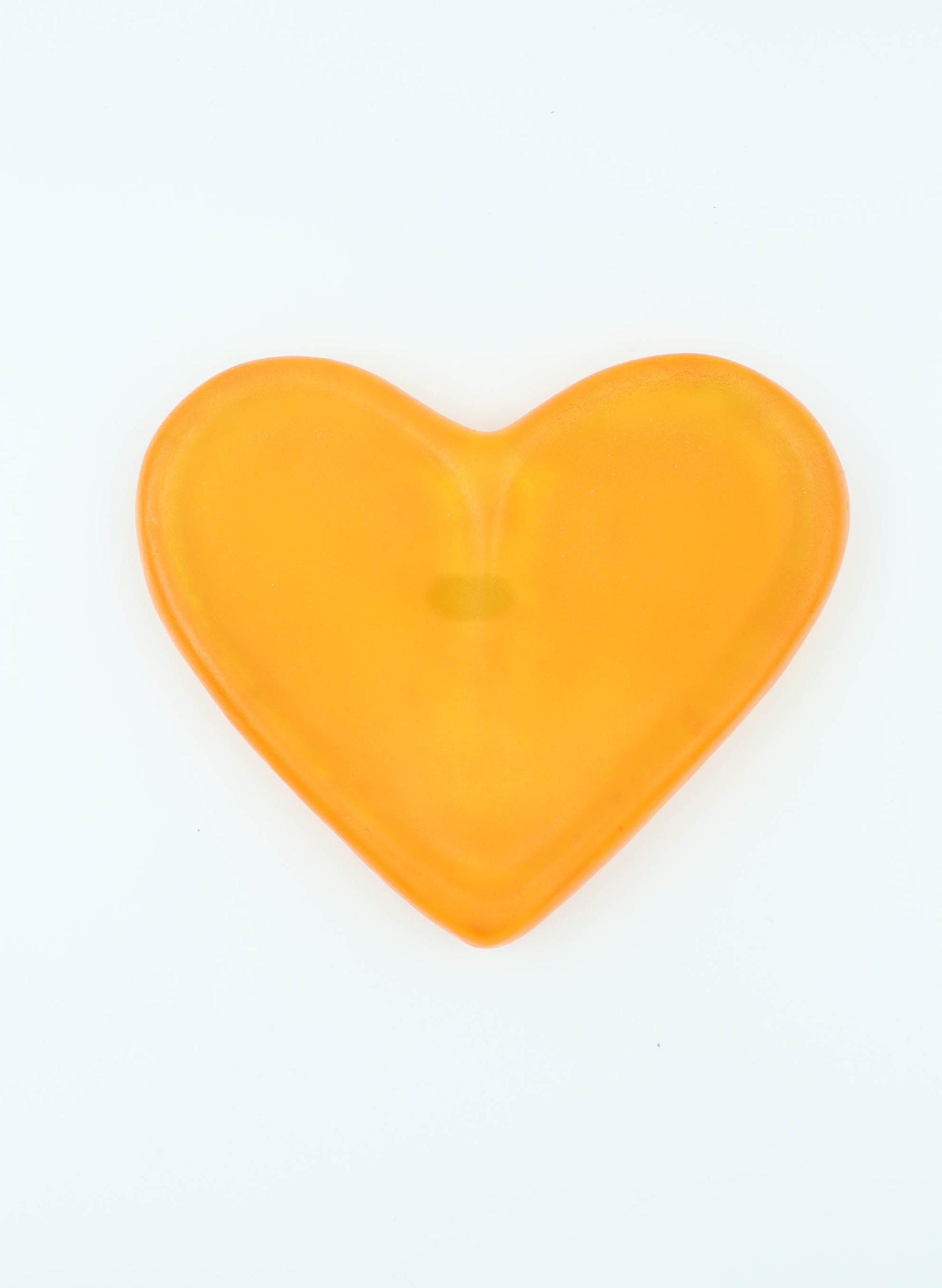 Jumbo Glo Heart - Light Yellow