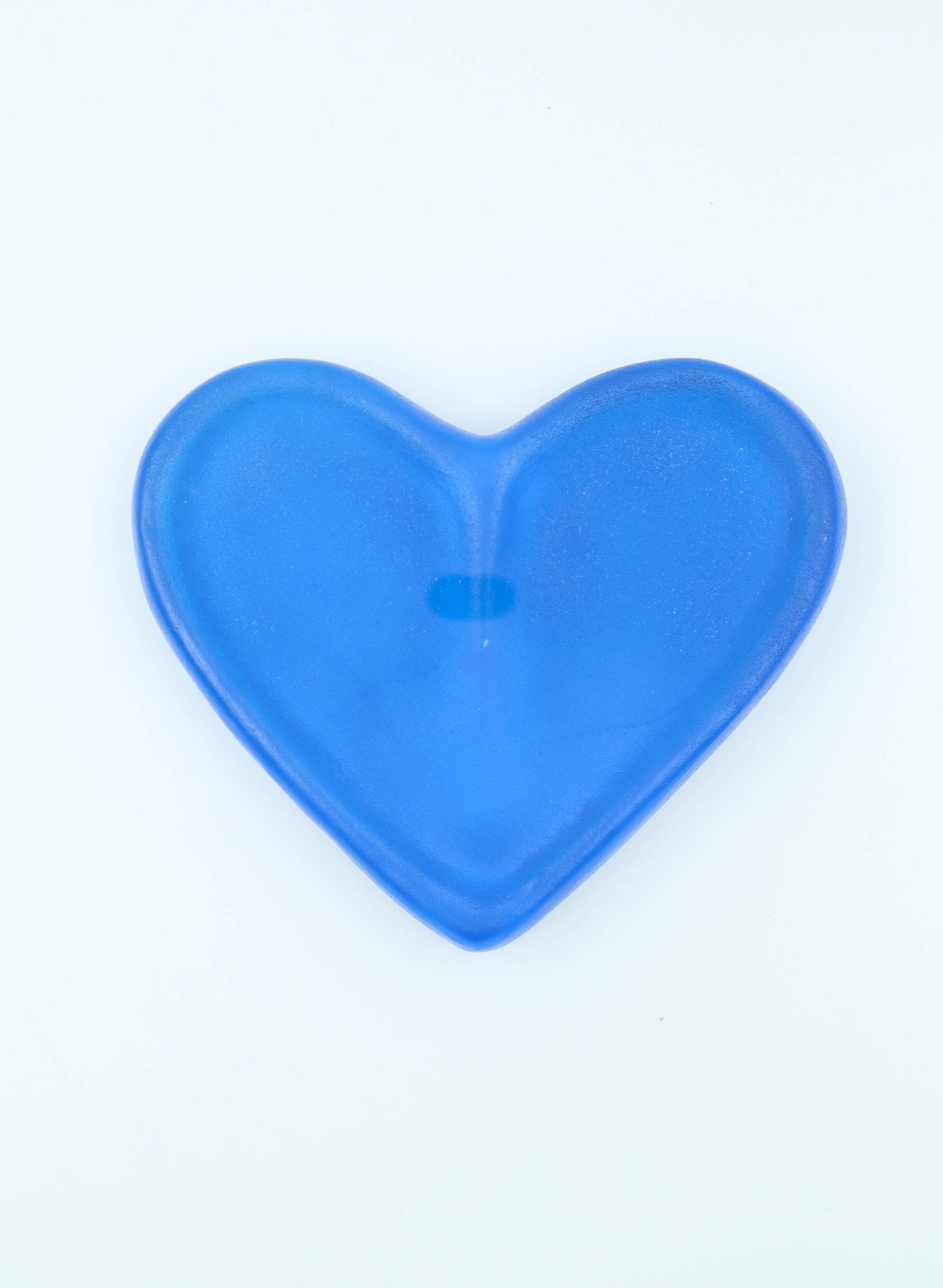 Jumbo Glo Heart - Aquamarine