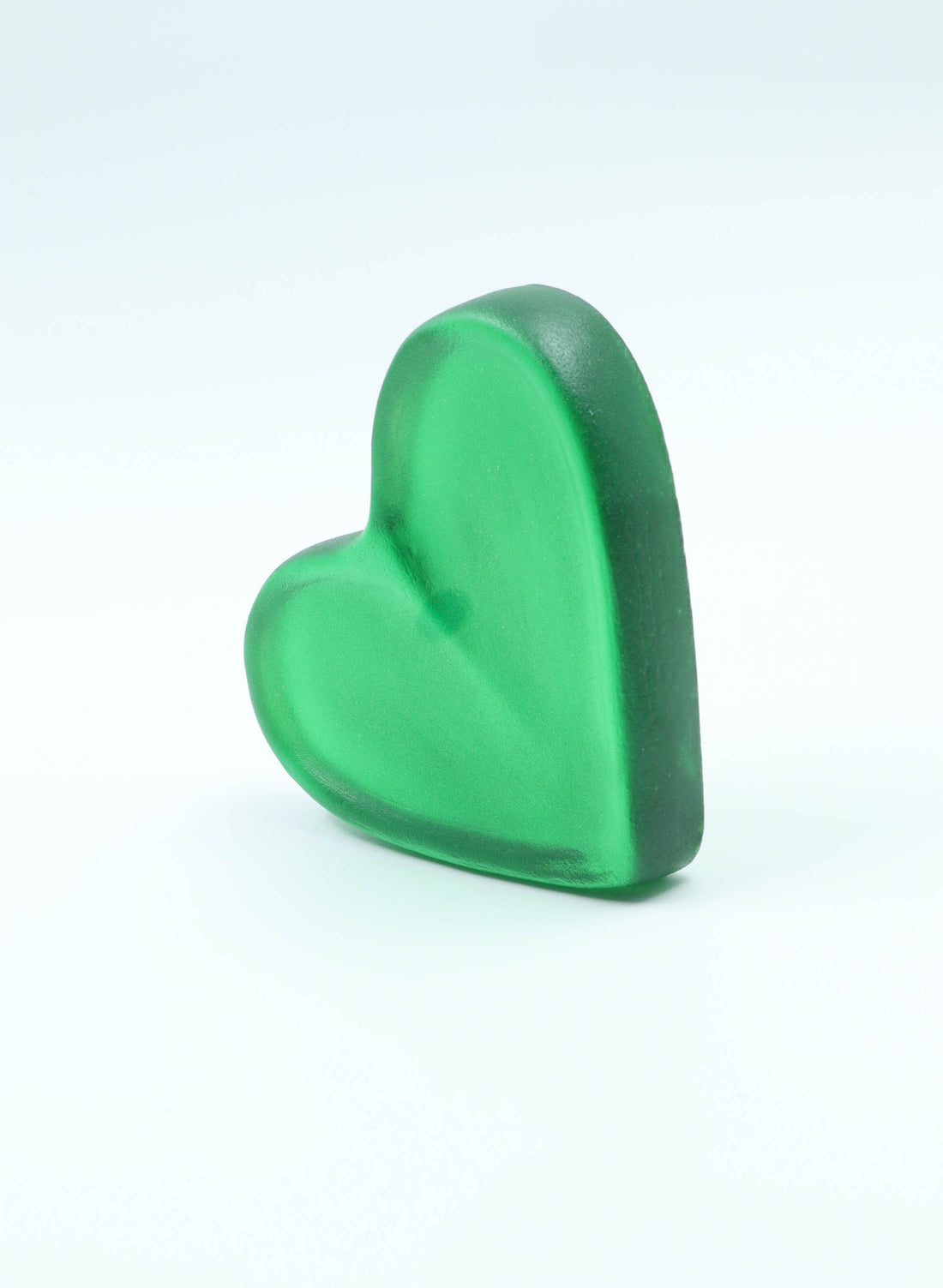 Jumbo Glo Heart - Emerald