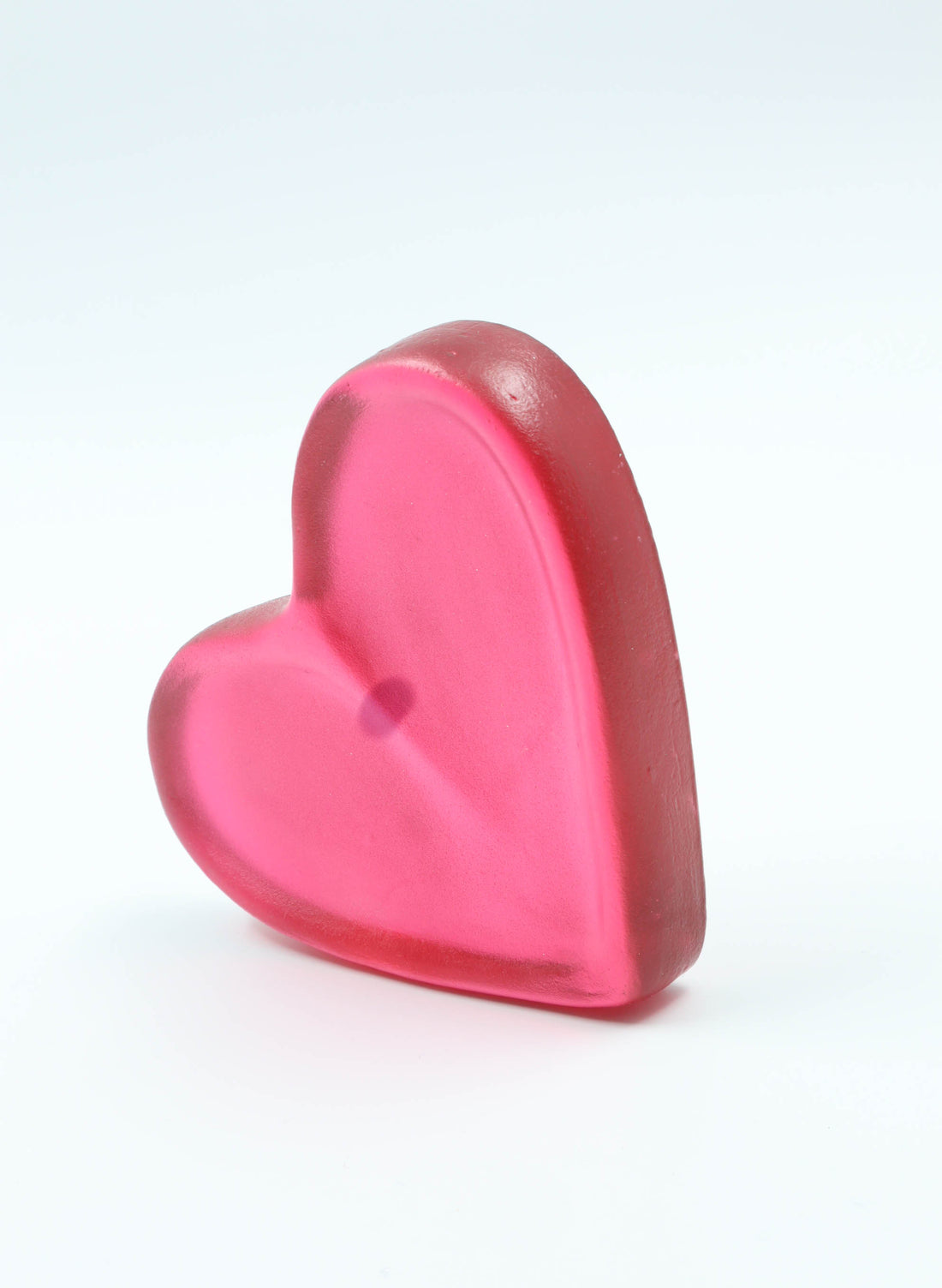 Jumbo Glo Heart - Gold Ruby