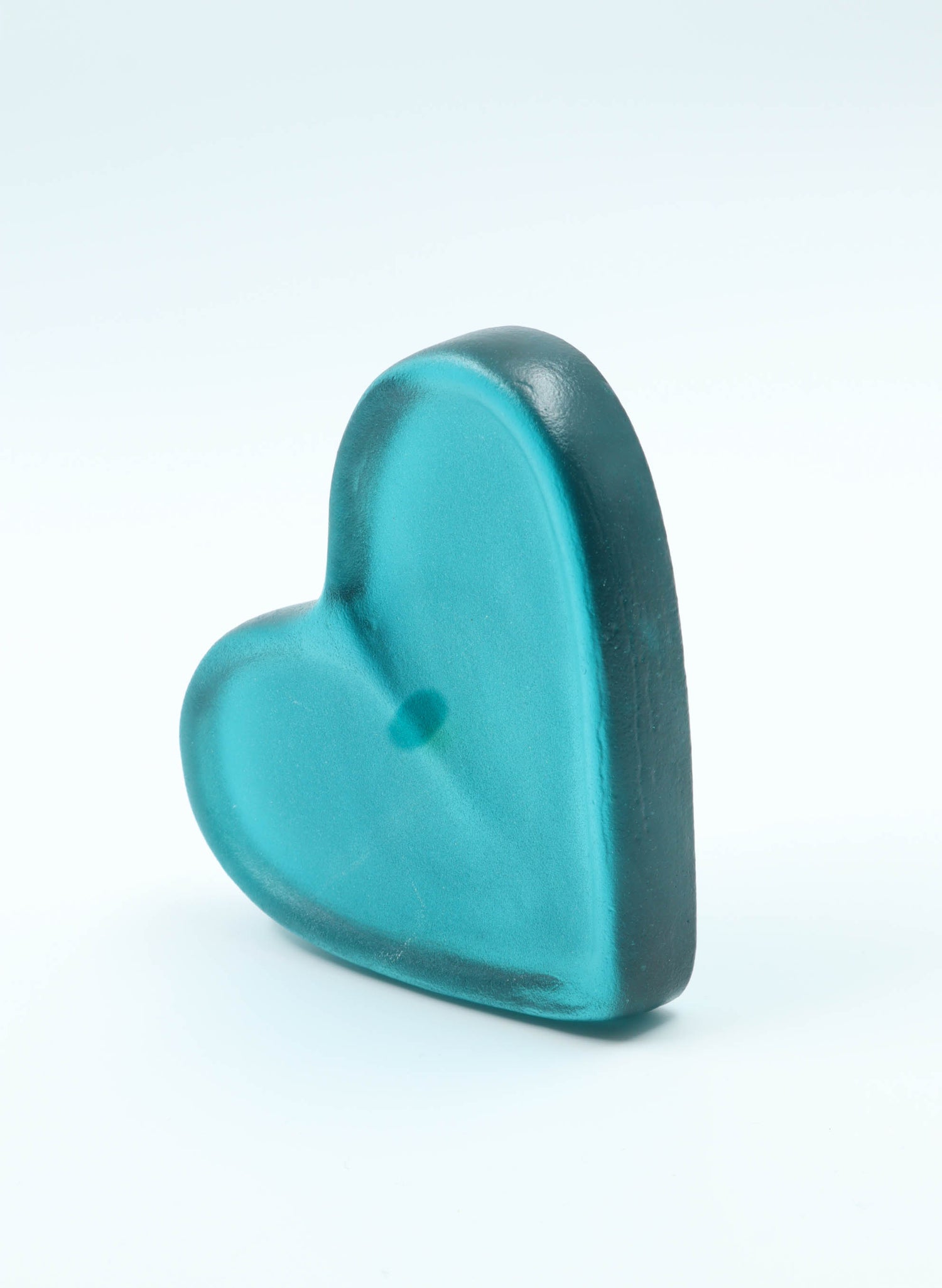 Jumbo Glo Heart - Jade