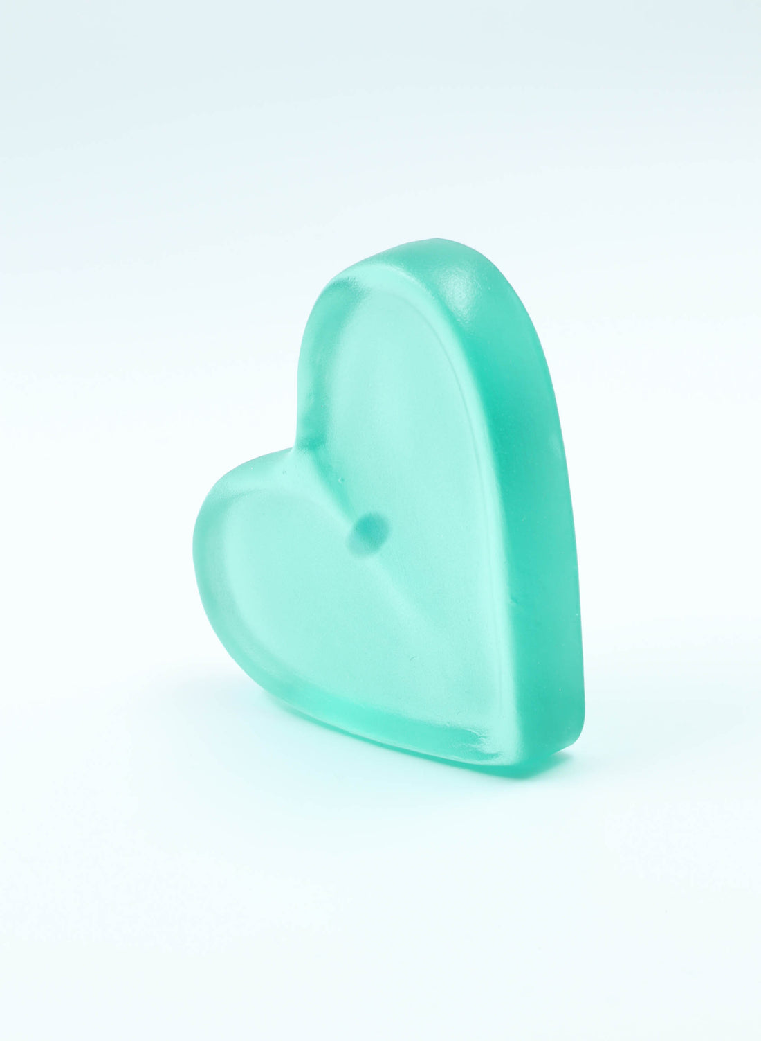 Jumbo Glo Heart - Lagoon