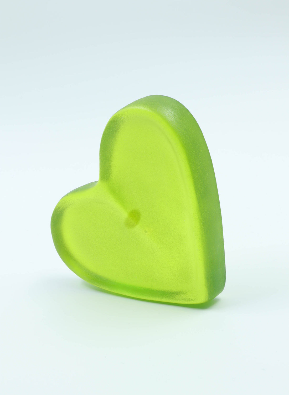 Jumbo Glo Heart - Lime