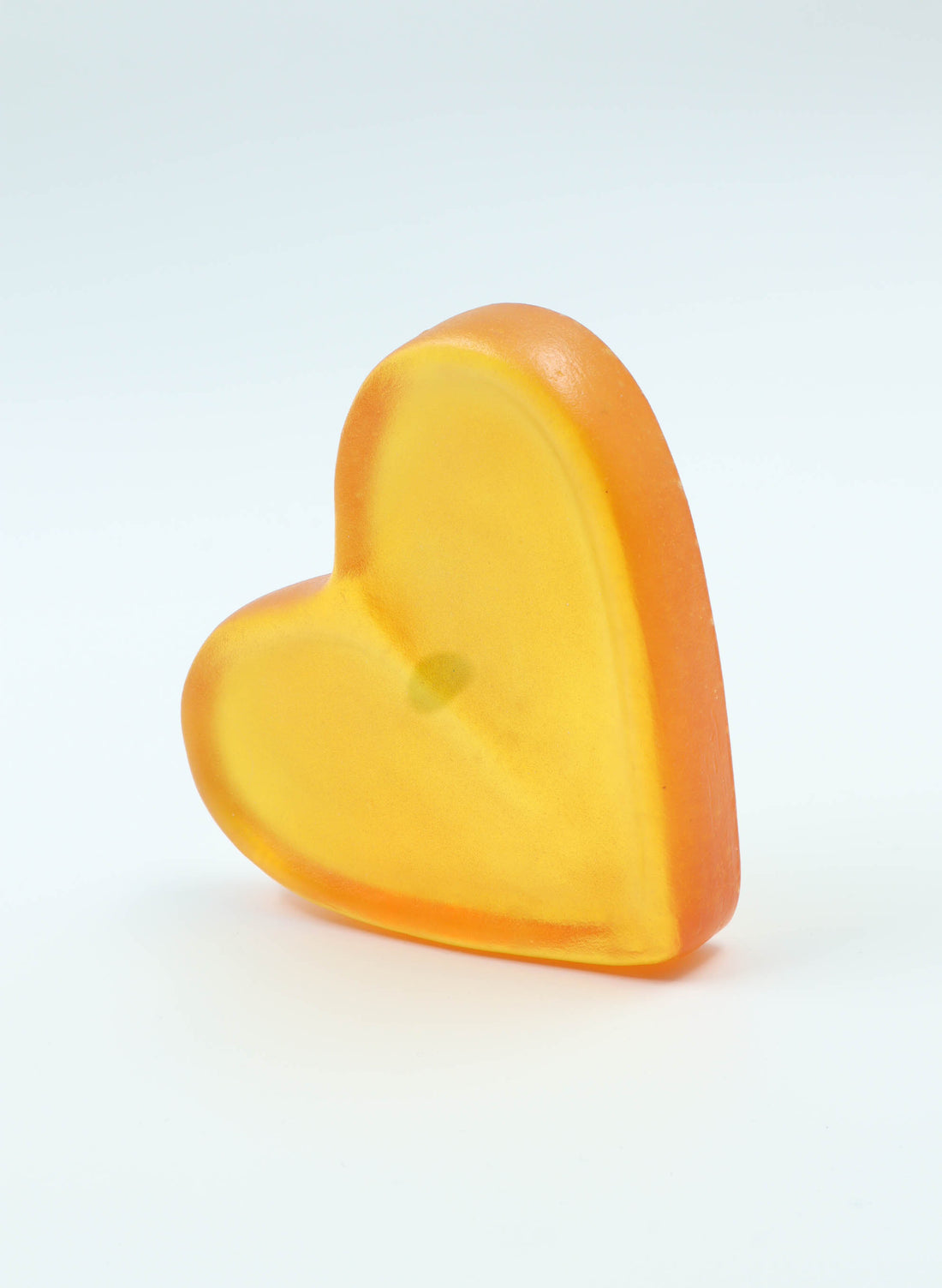 Jumbo Glo Heart - Light Yellow