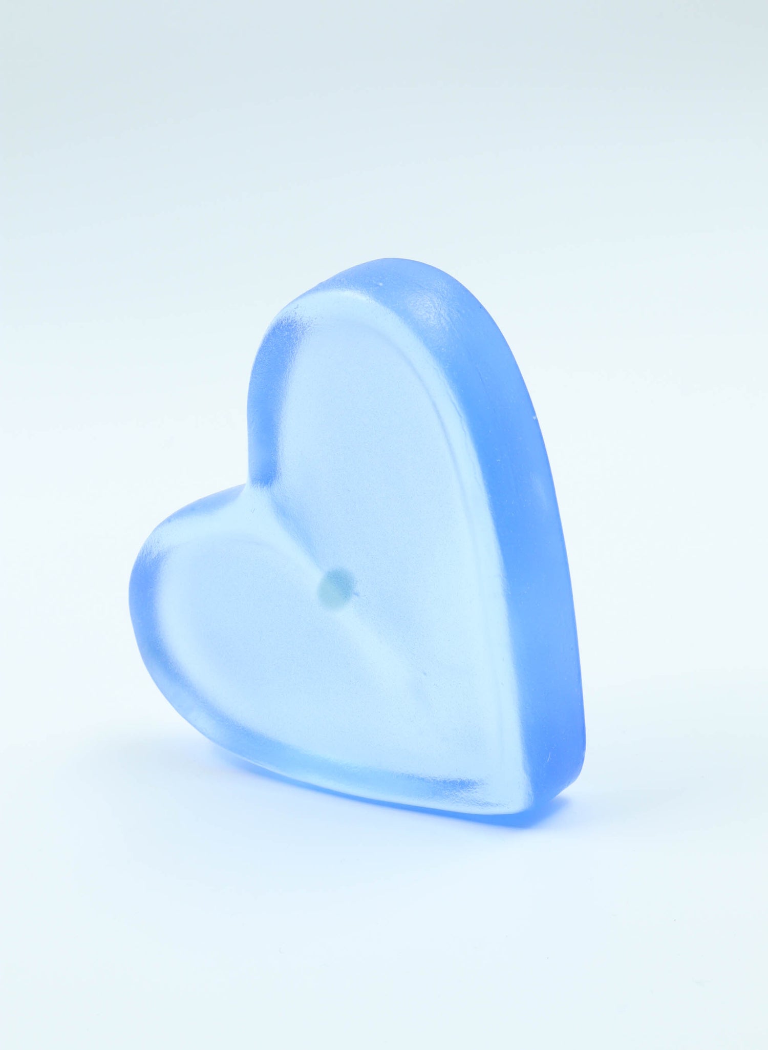 Jumbo Glo Heart - Pale Blue