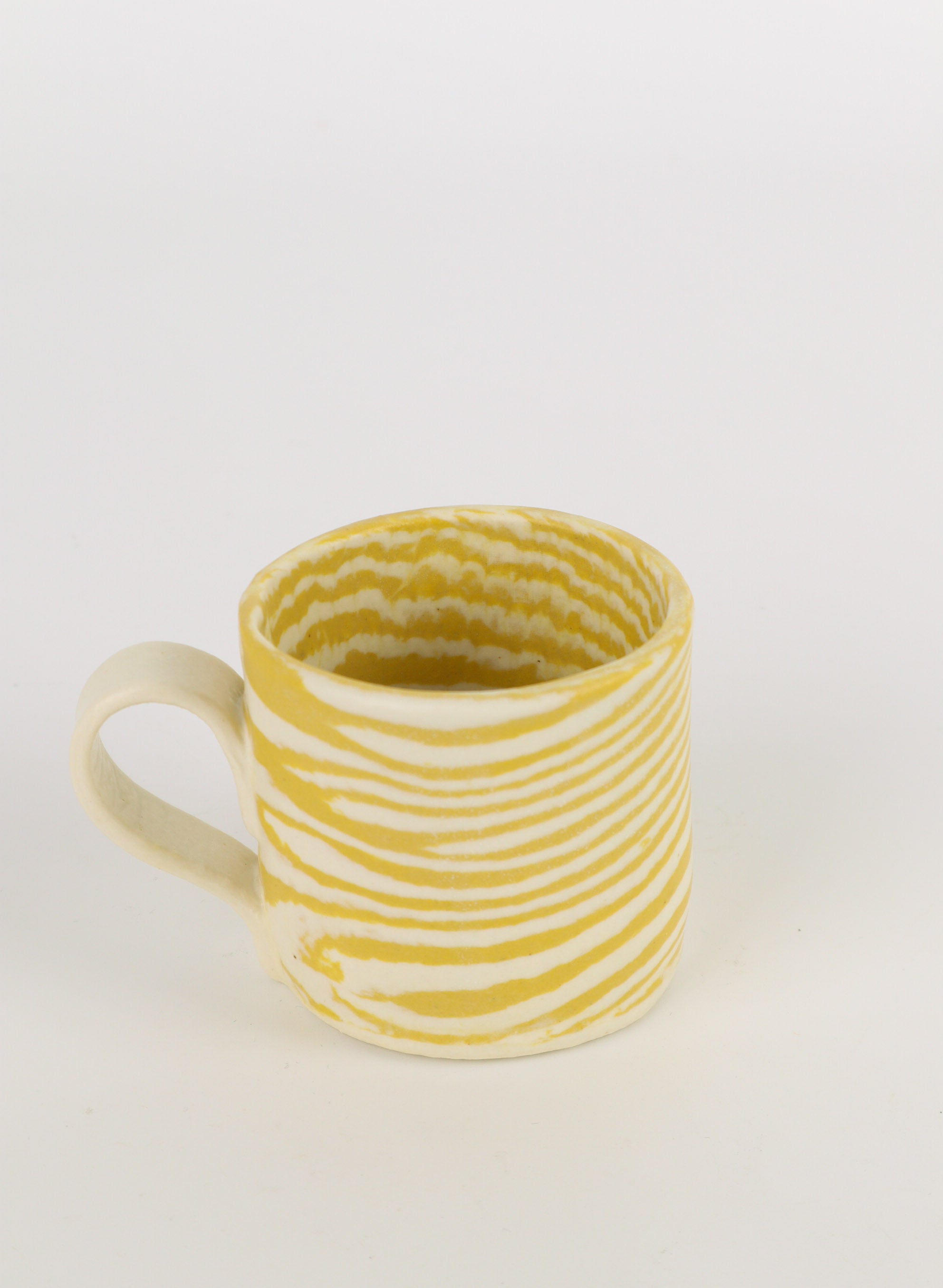 Nerikomi Mustard Mug - Medium