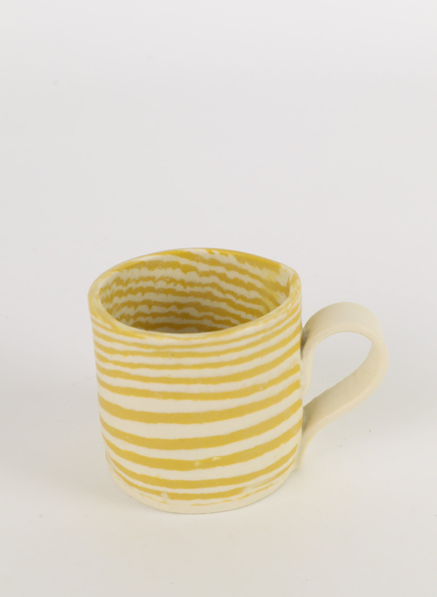 Nerikomi Mustard Mug - Medium