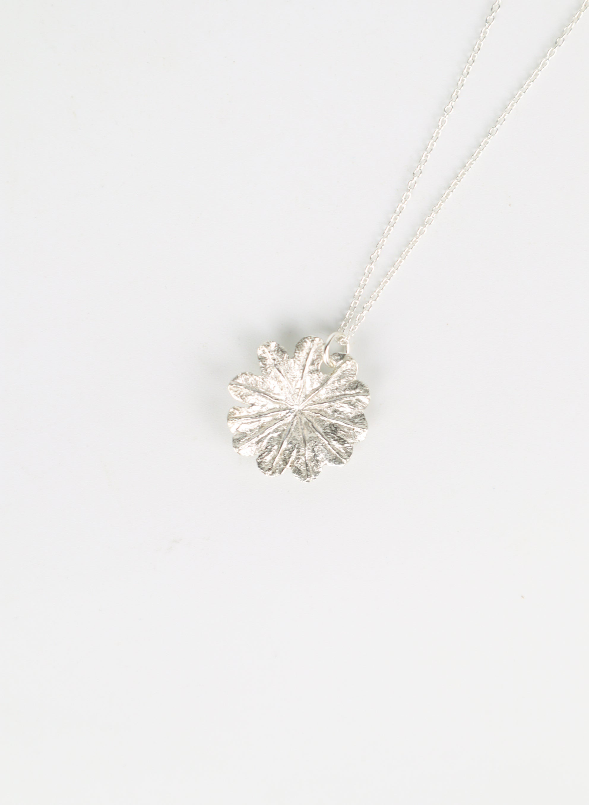 Poppy Top Necklace - Stirling Silver