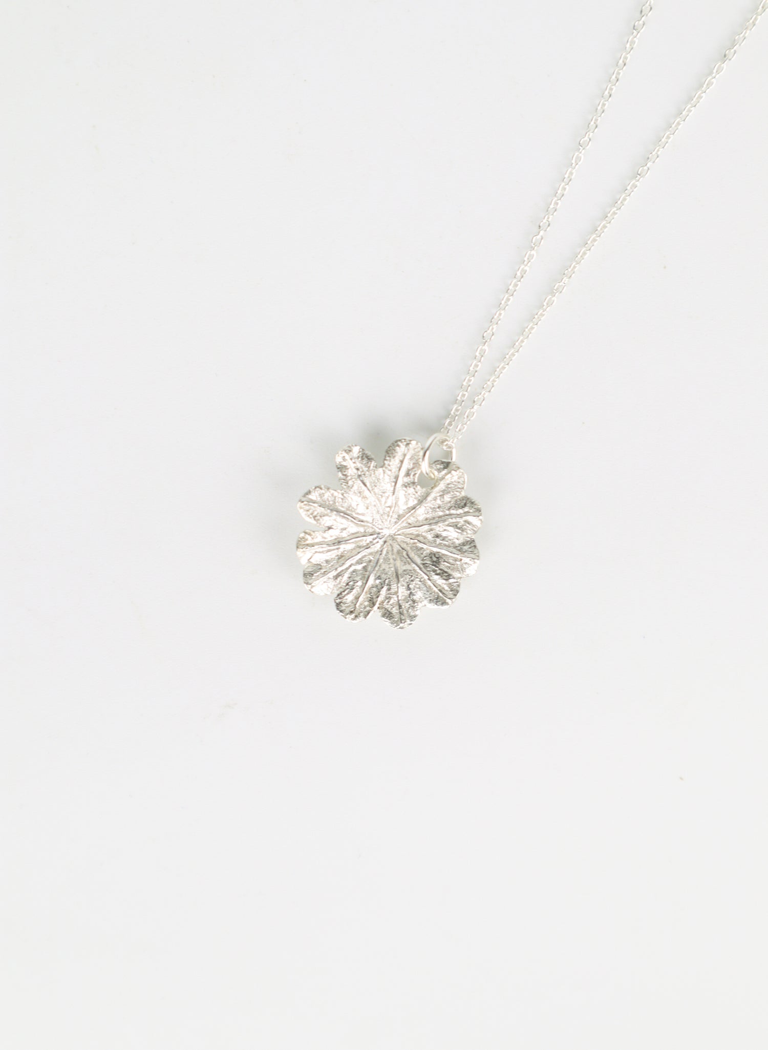 Poppy Top Necklace - Stirling Silver