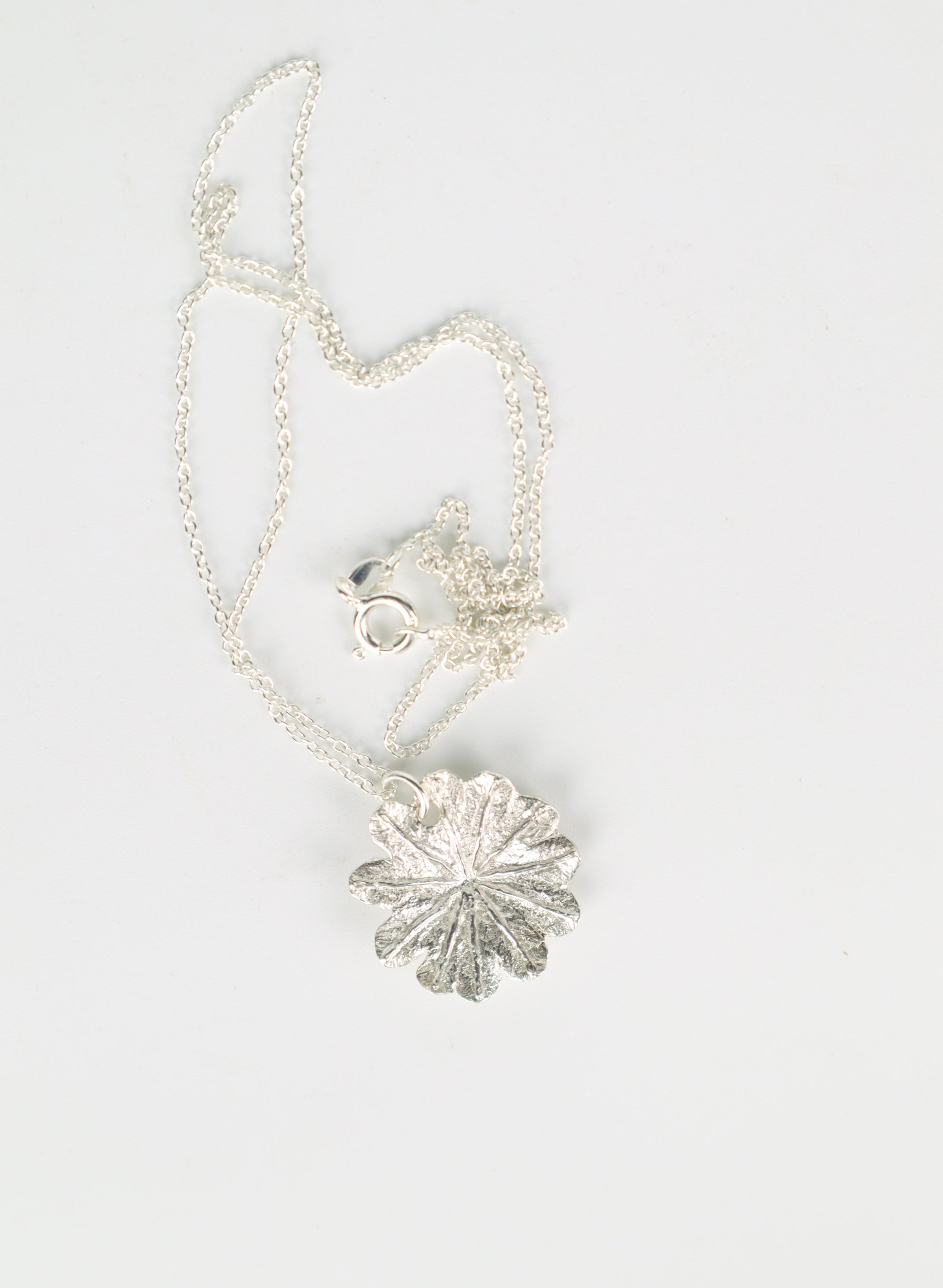 Poppy Top Necklace - Stirling Silver