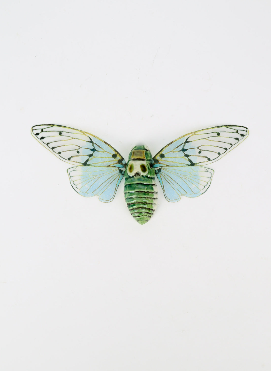 Ceramic Cicada - Green