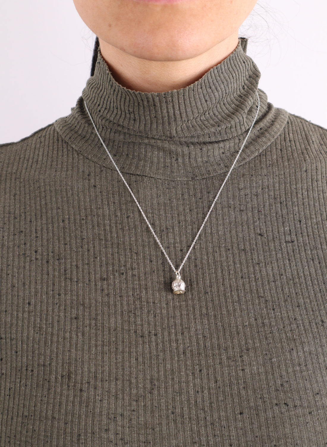 ANZAC Poppy Necklace - Stirling Silver and Gold Plate