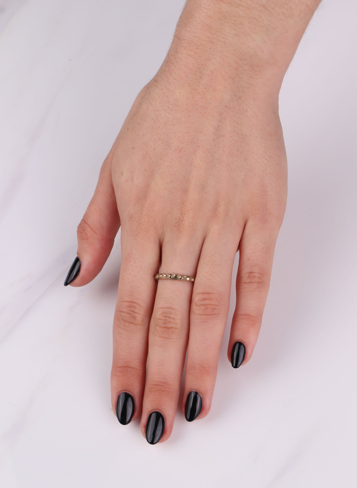 Fluid Stacking Ring + 18ct gold