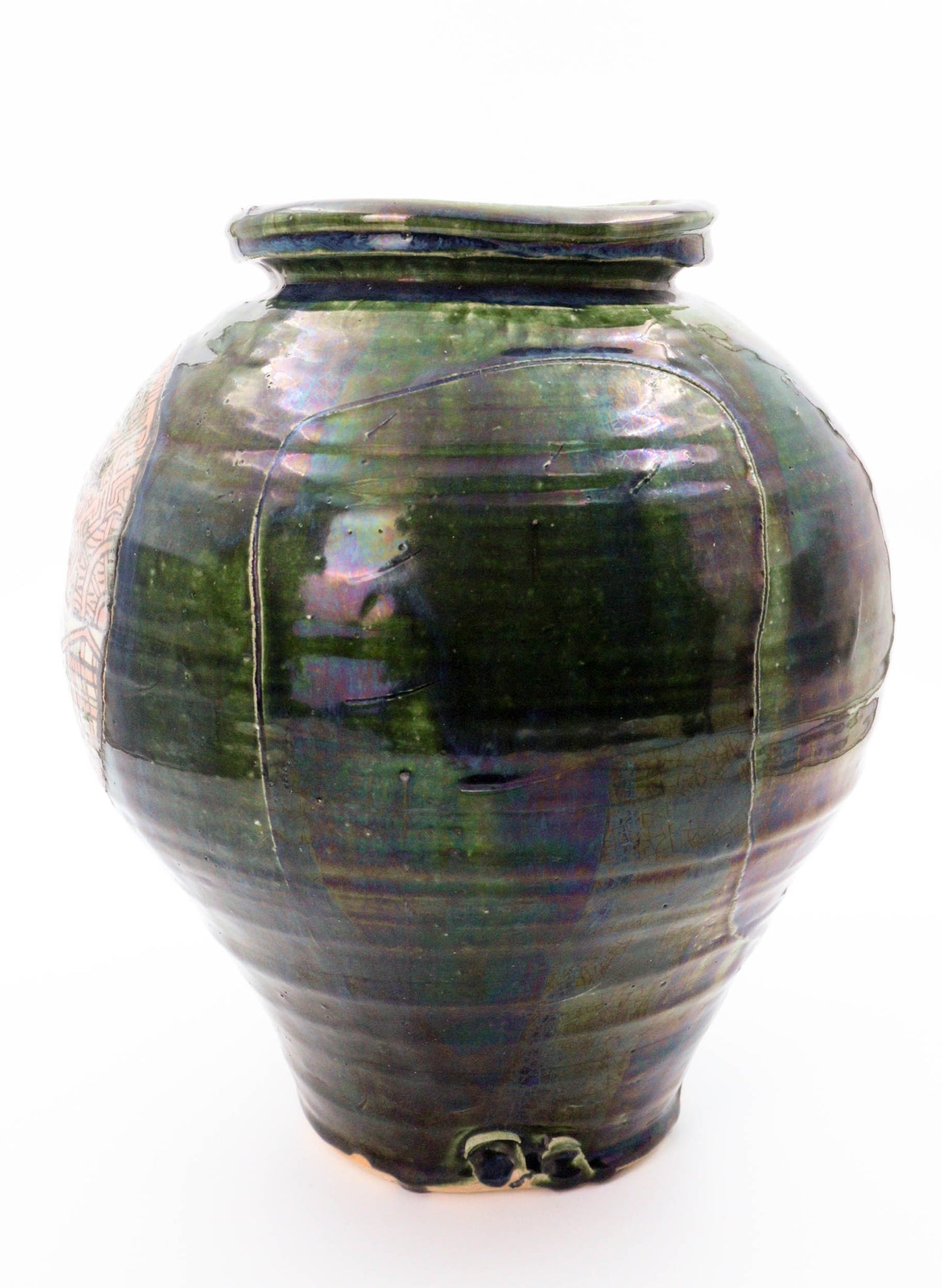 Large Oribe Vase