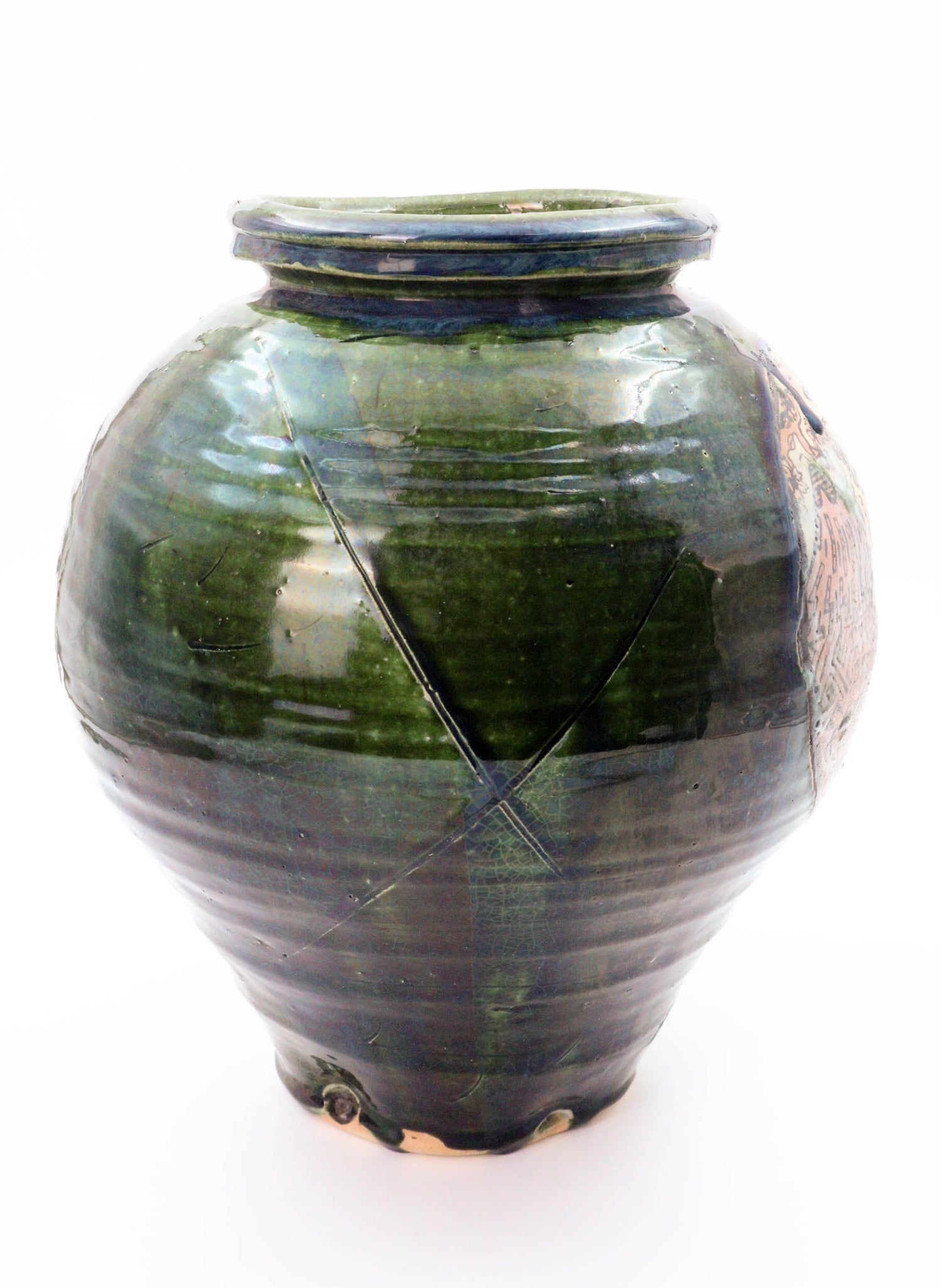 Large Oribe Vase