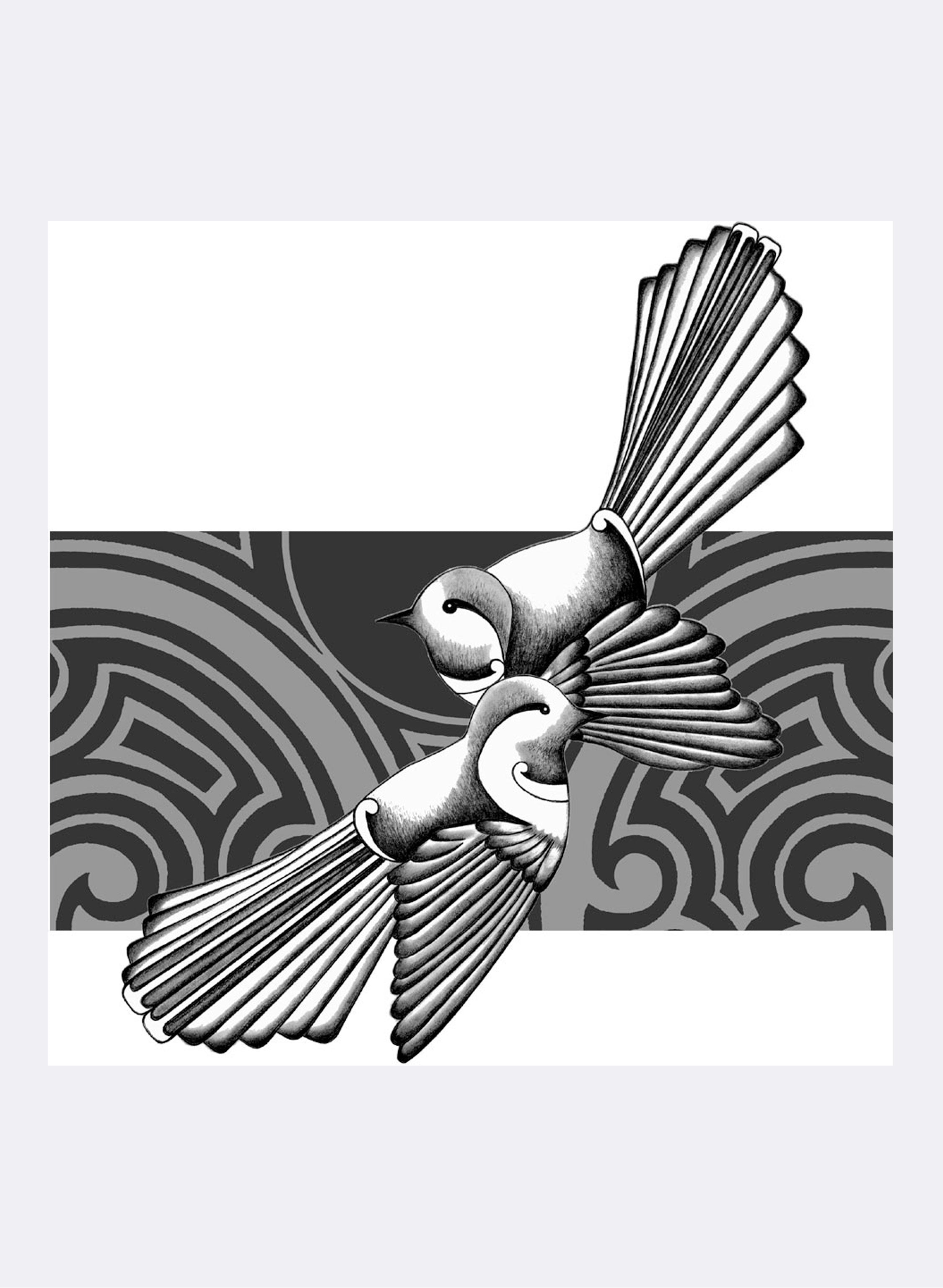 Interwoven Embrace - Embossed Giclée Print