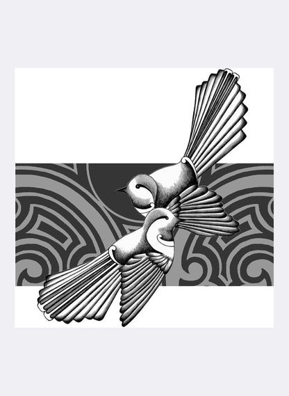 Interwoven Embrace - Embossed Giclée Print