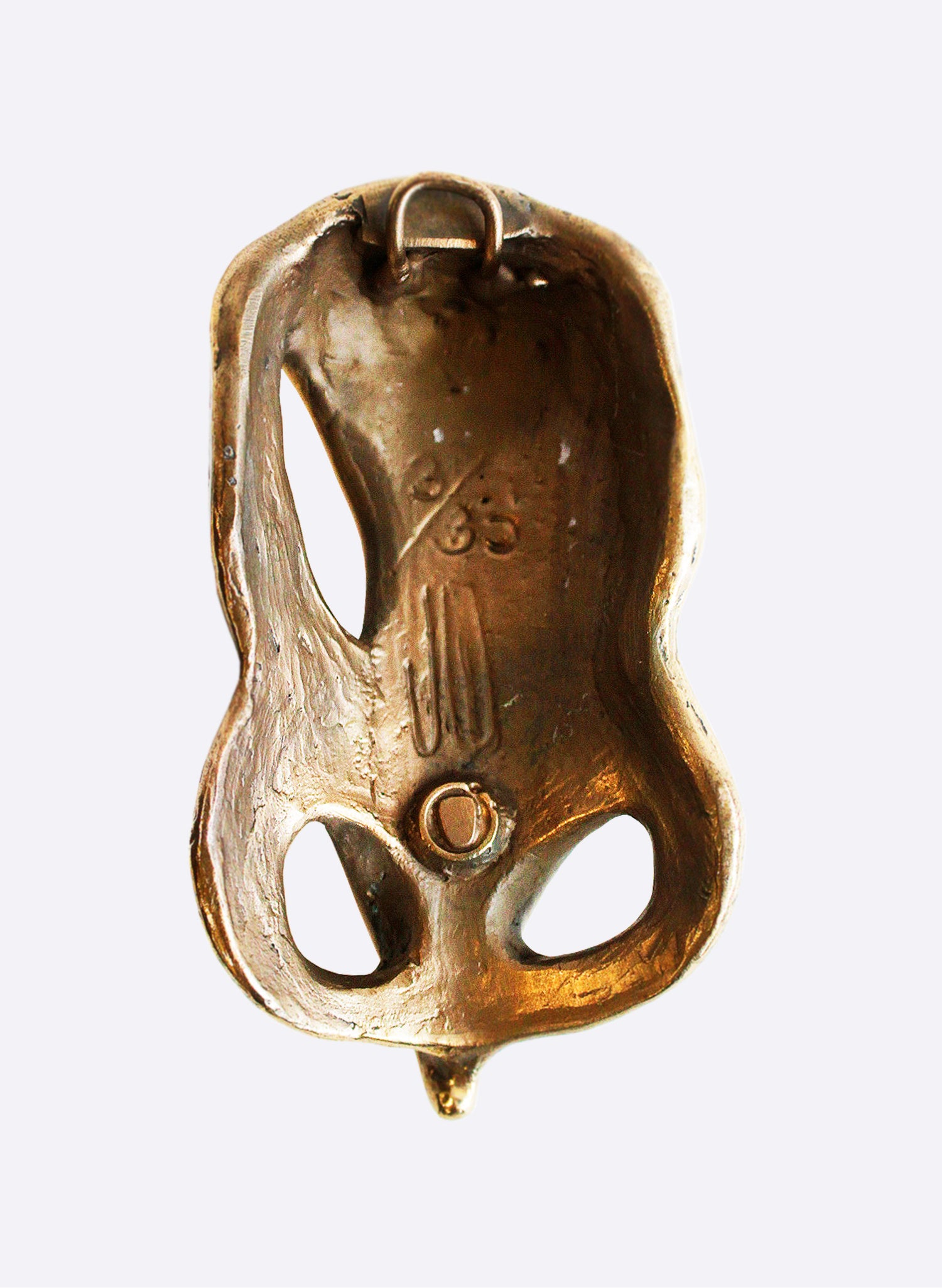 Bronze Tiki Mask - Te Wheku Tuarimu