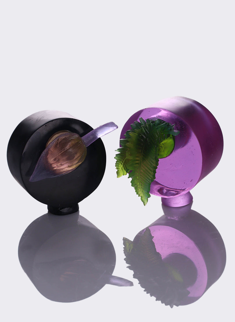 Pod - Black and Lilac Pod